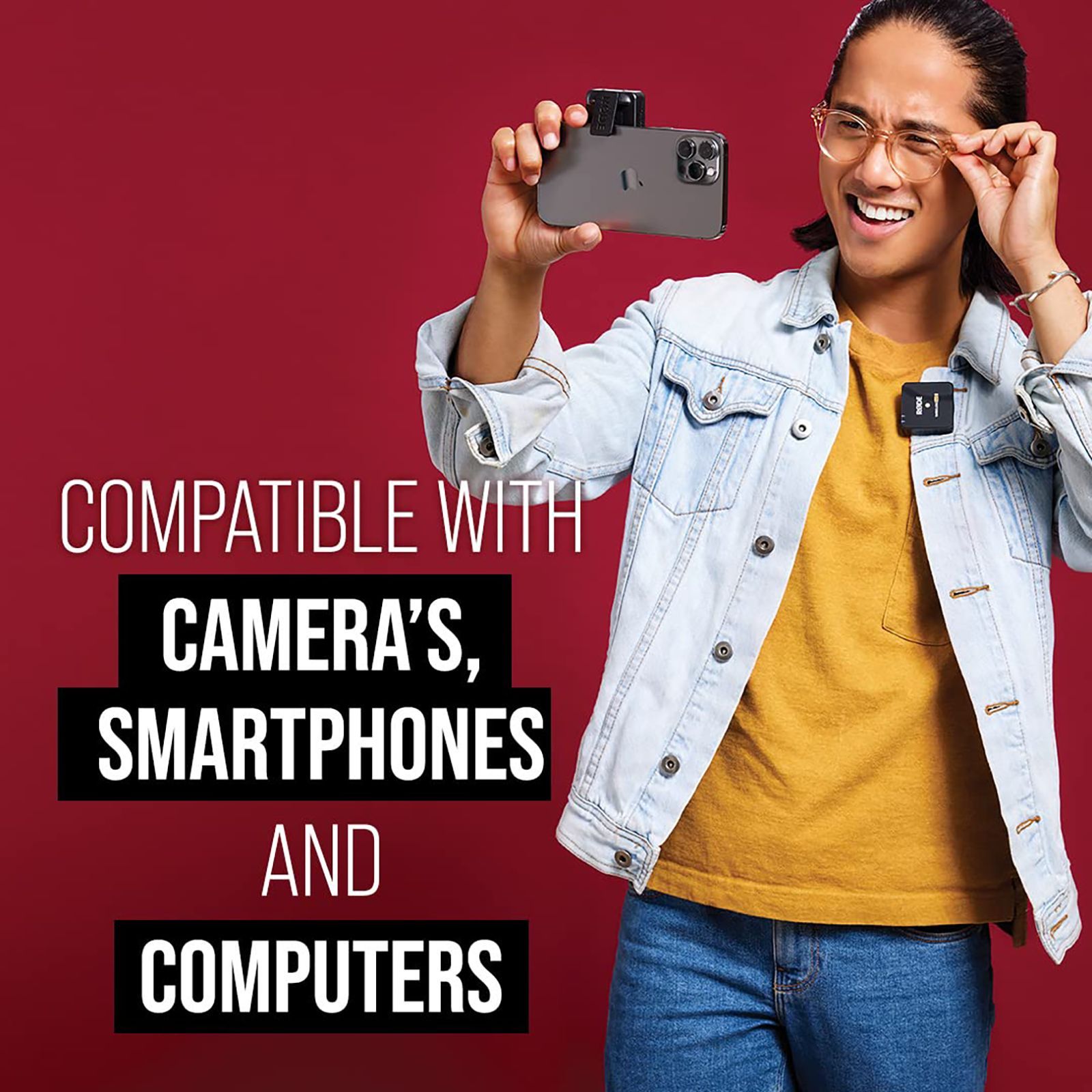 RODE Wireless Go II Dual Type C & 3.5 Jack Wireless Microphone with Patent Pending Technology (Black) RODE Wireless Go II Dual Type C & 3.5 Jack Wireless Microphone with Patent Pending Technology (Black)_7