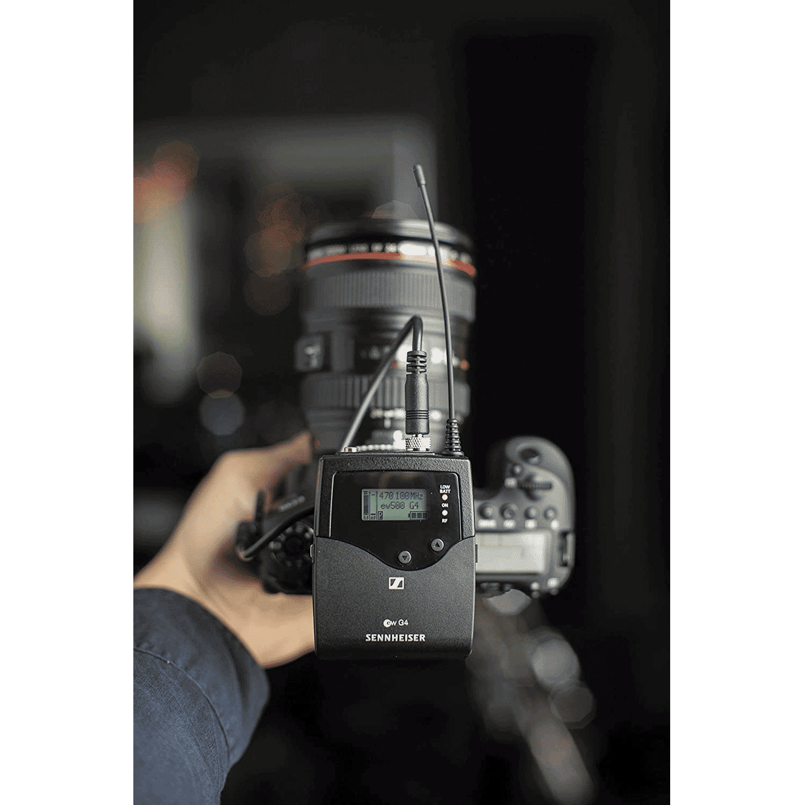 SENNHEISER EW 112P G4-A 3.5 Jack Wireless Microphone with Clip on Mic (Black)_4