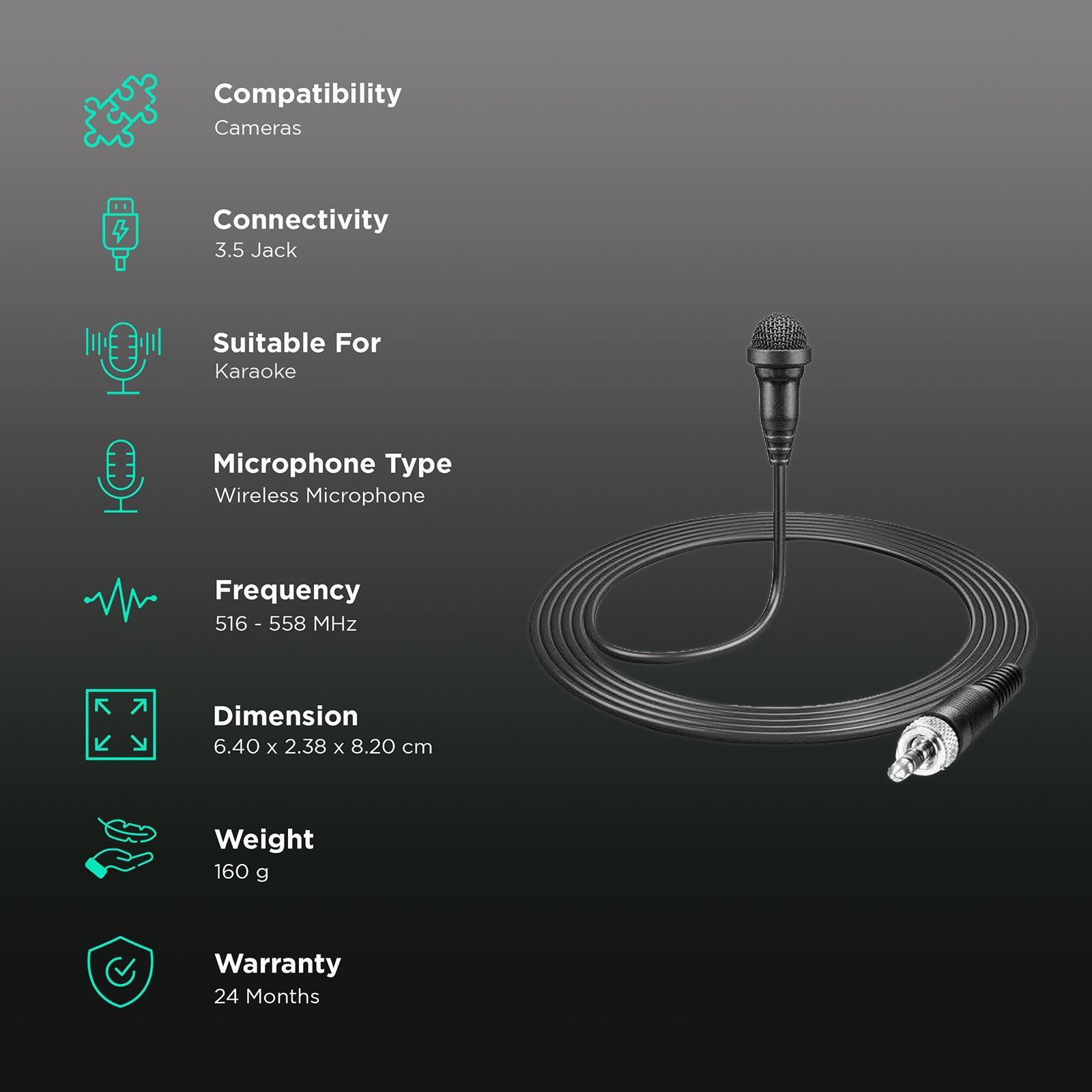 SENNHEISER EW 112P G4-A 3.5 Jack Wireless Microphone with Clip on Mic (Black)_2