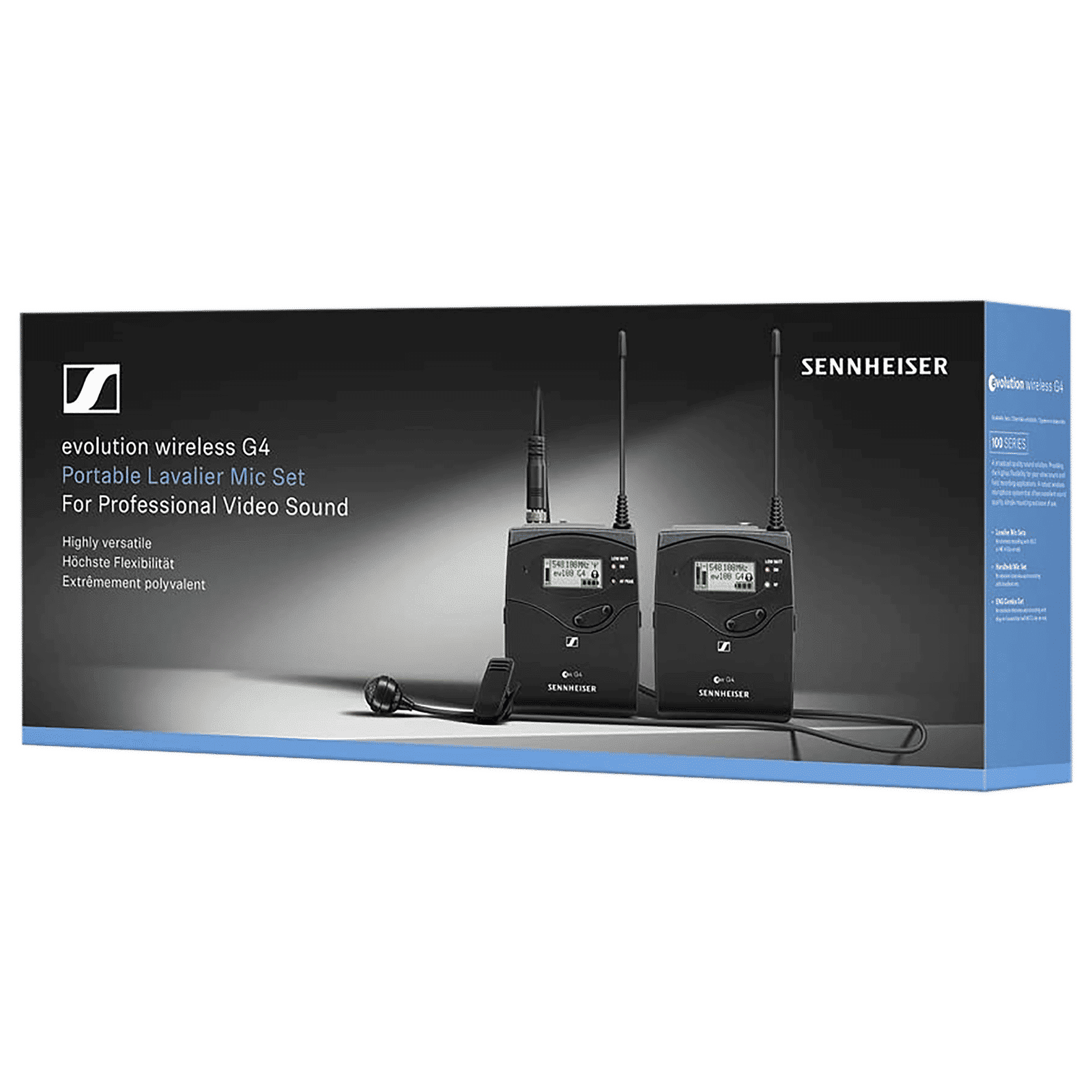 SENNHEISER EW 122P G4-A1 3.5 Jack Wireless Microphone with Clip on Mic (Black)_3