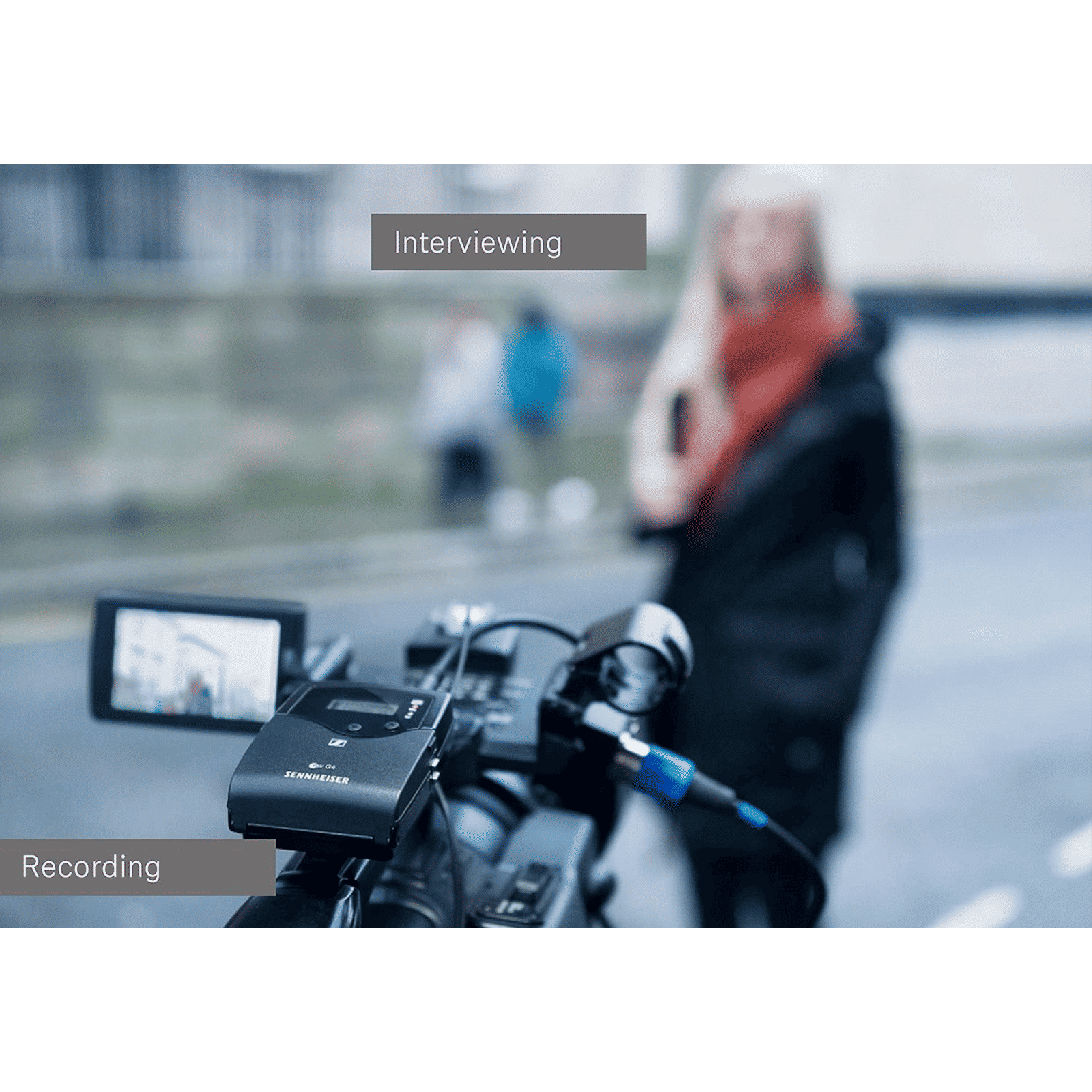 SENNHEISER EW 100 ENG G4-A1 3.5 Jack Wireless Microphone with Clip on Mic (Black)_4