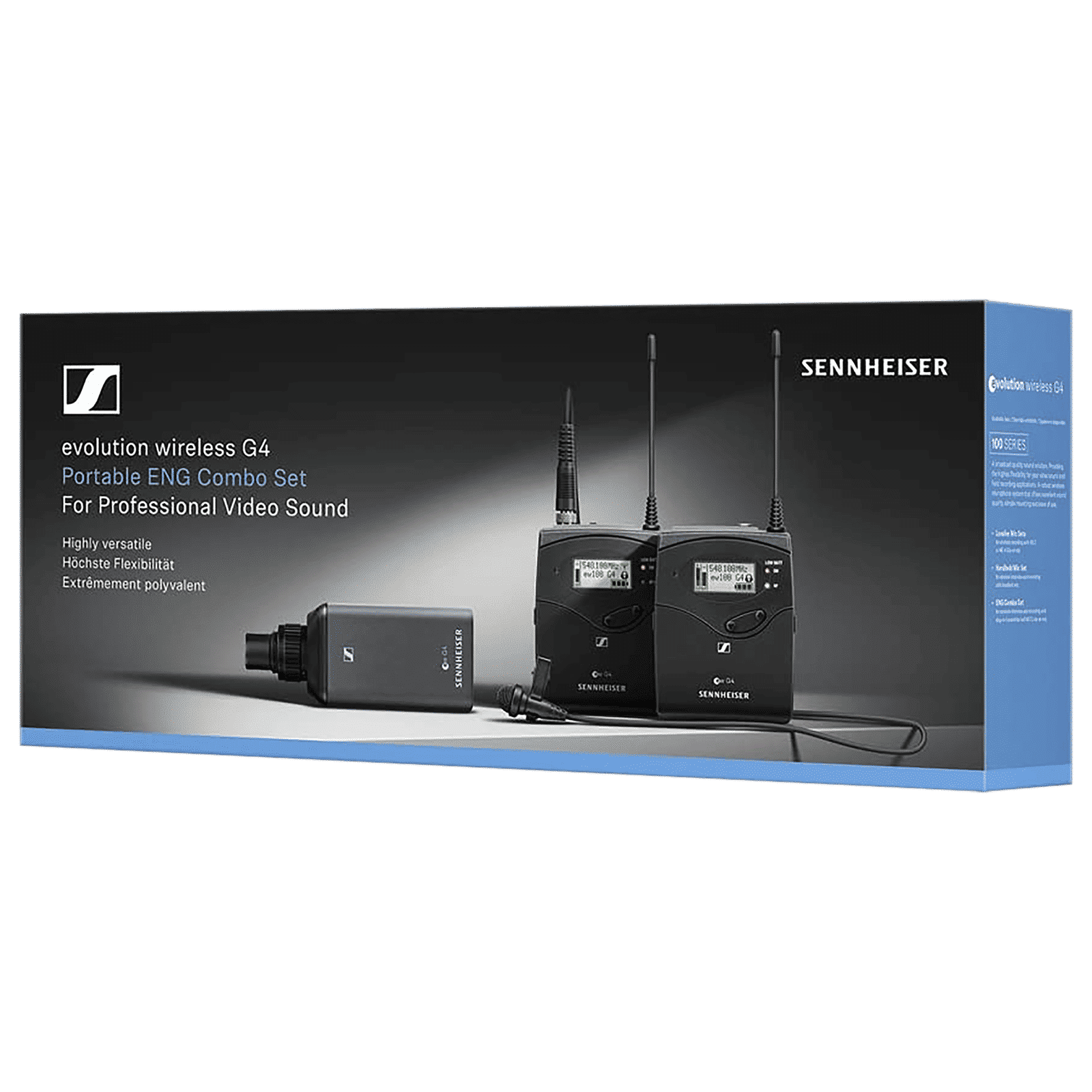 SENNHEISER EW 100 ENG G4-A1 3.5 Jack Wireless Microphone with Clip on Mic (Black)_7