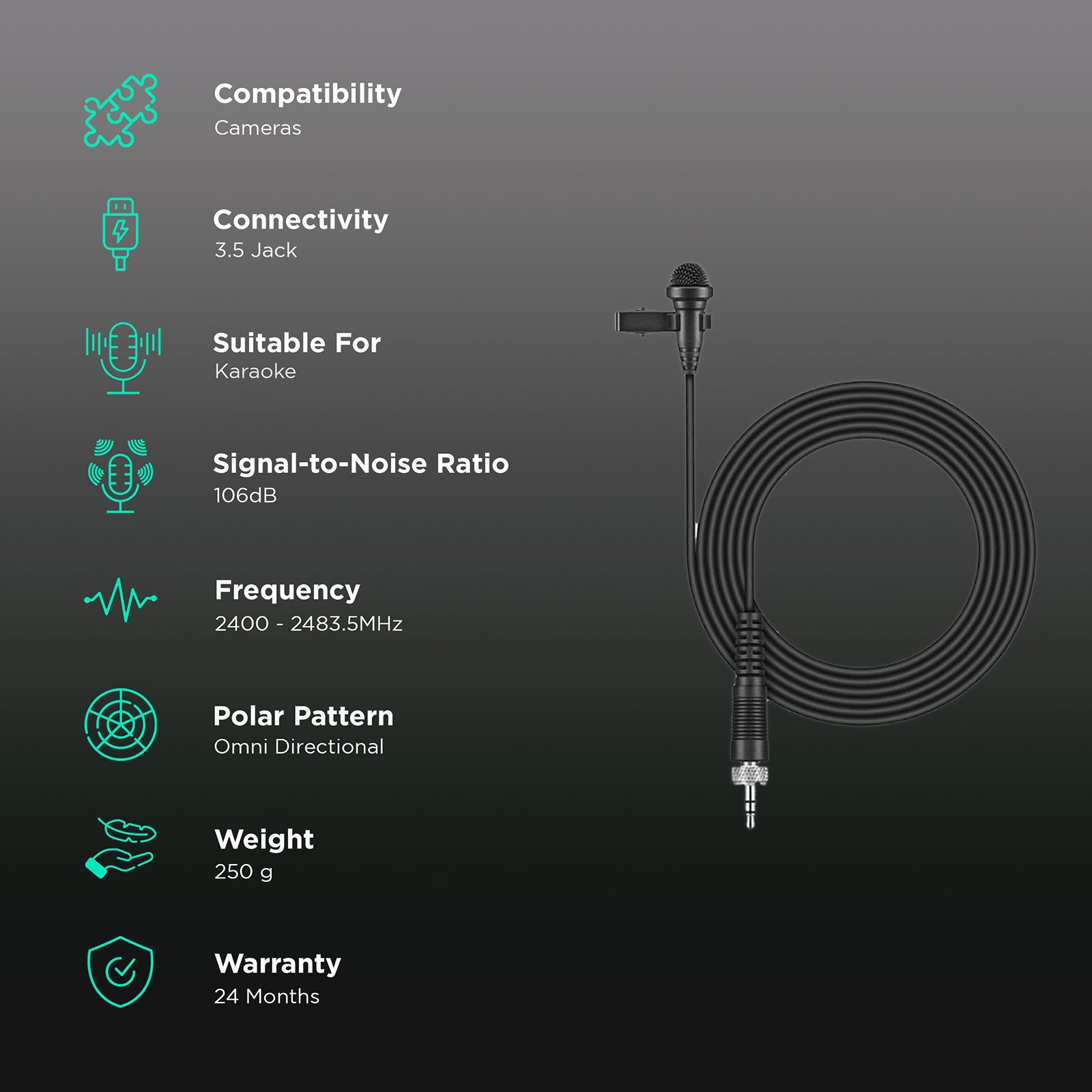 SENNHEISER XSW-D 3.5 Jack Wireless Microphone with Clip on Mic (Black)_2