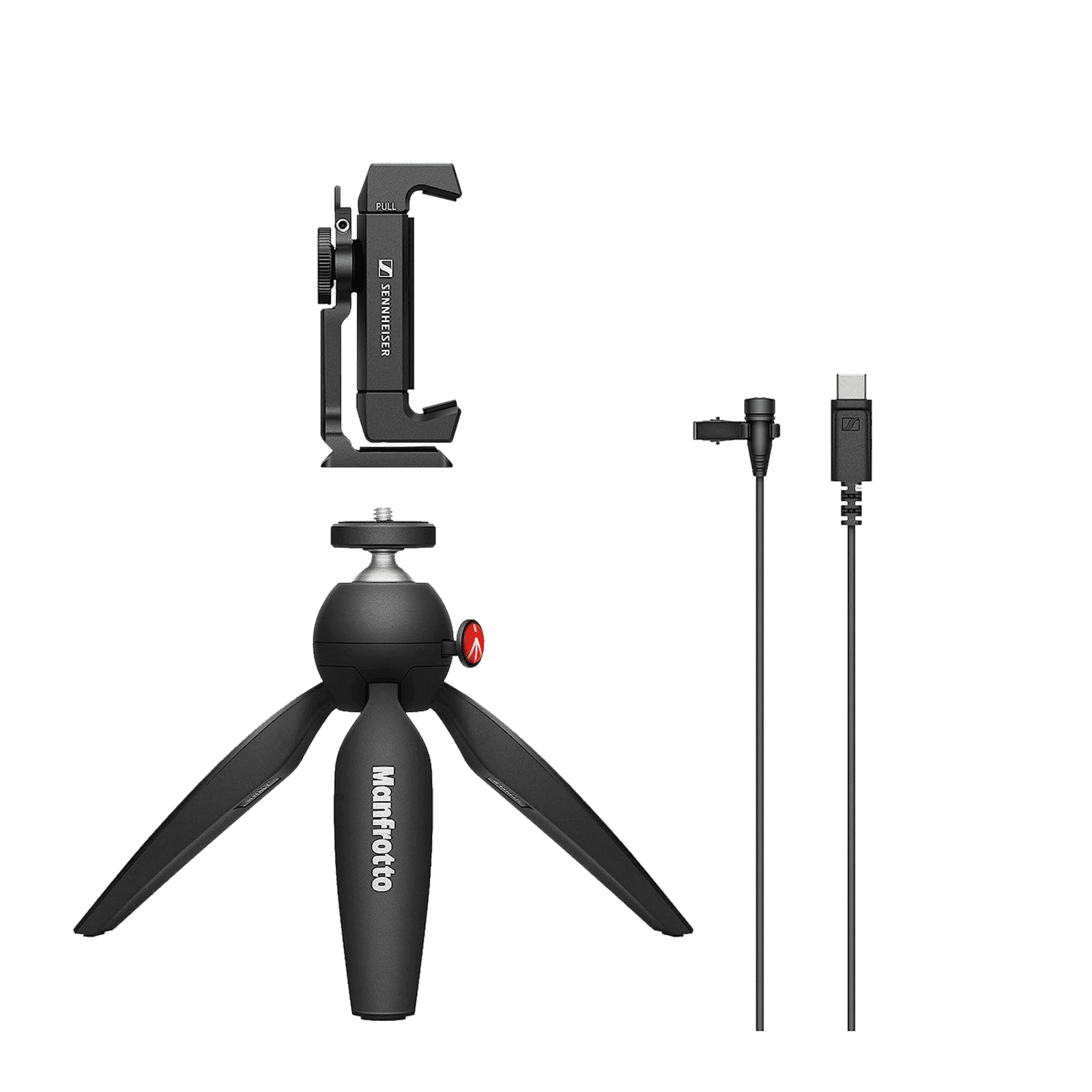 SENNHEISER XS Lav Type C Wired Microphone with Clip on Mic (Black)_1