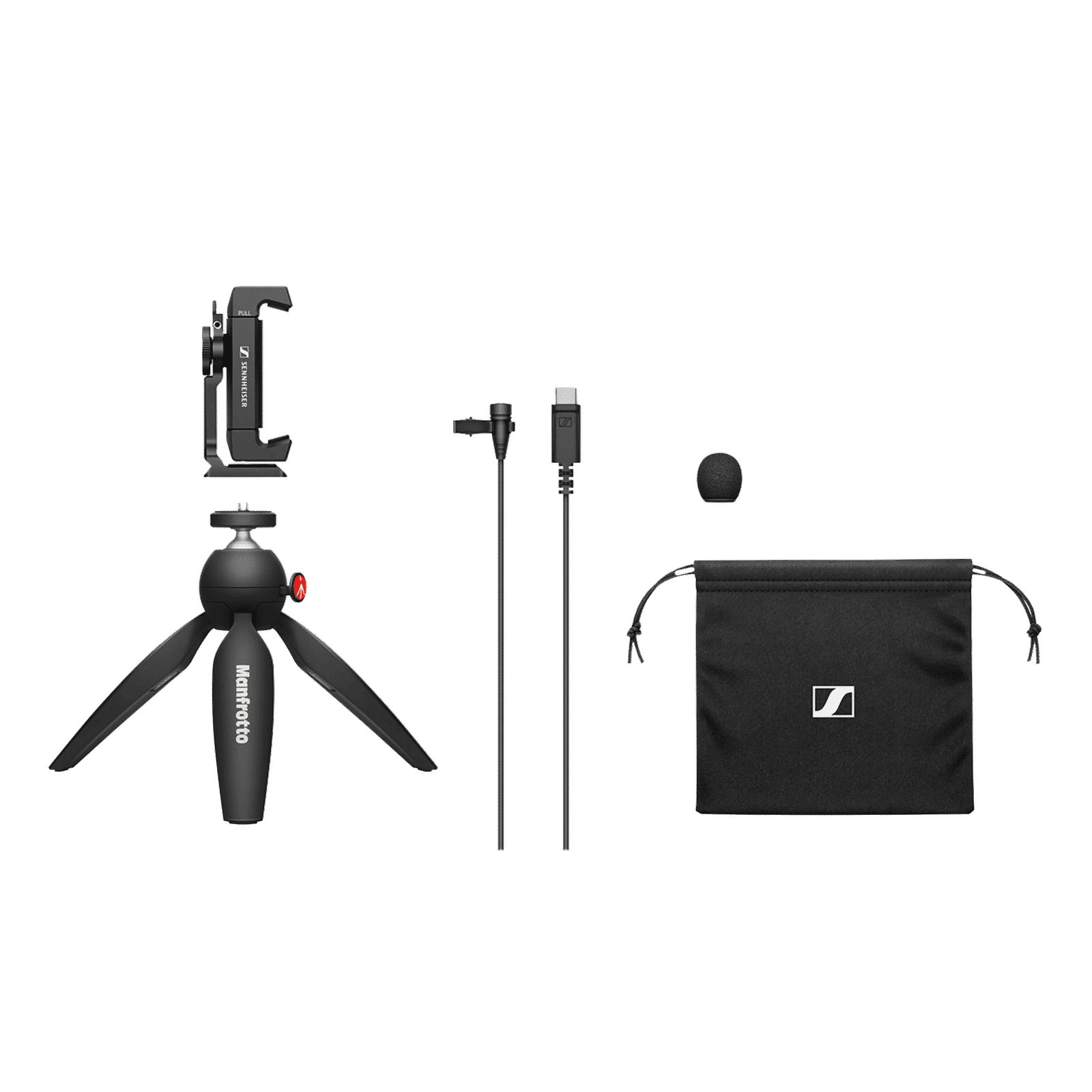 SENNHEISER XS Lav Type C Wired Microphone with Clip on Mic (Black)_3