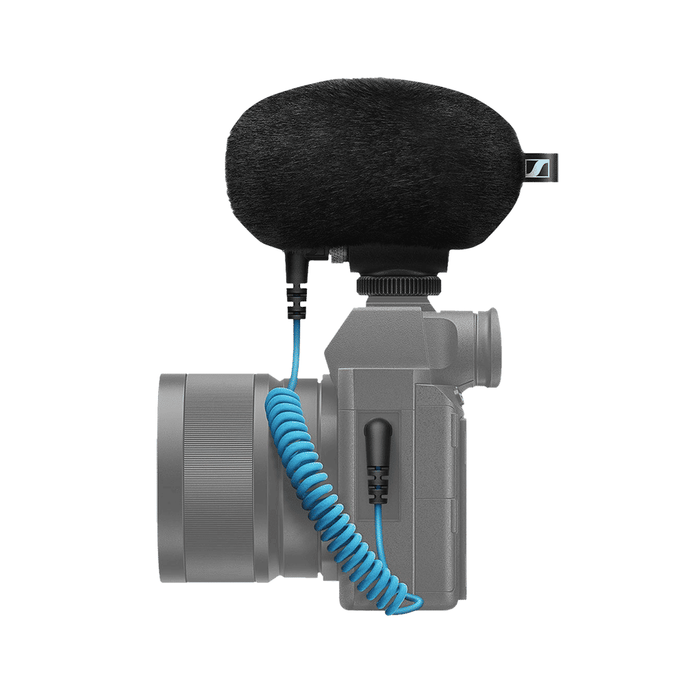 SENNHEISER MKE 200 3.5 Jack Wired Microphone with Integrated Wind Protection (Black)_6