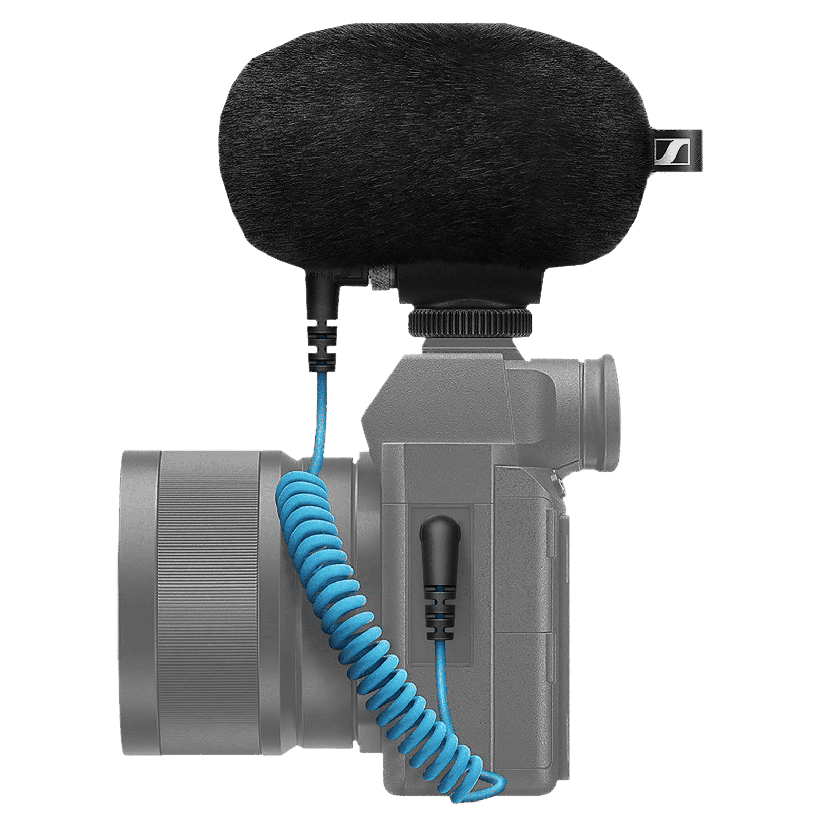 SENNHEISER MKE 200 3.5 Jack Wired Microphone with Integrated Wind Protection (Black)_10