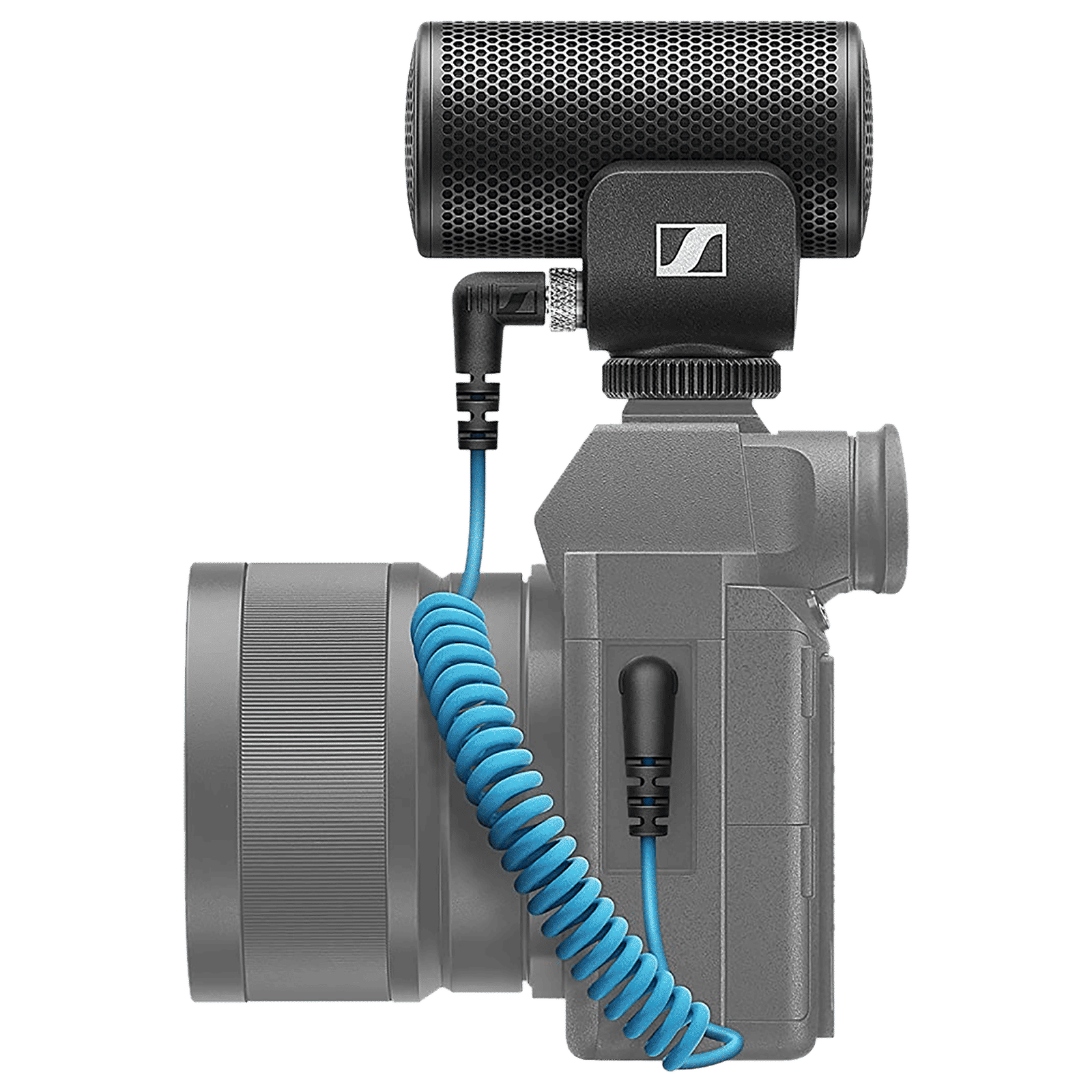 SENNHEISER MKE 200 3.5 Jack Wired Microphone with Integrated Wind Protection (Black)_3