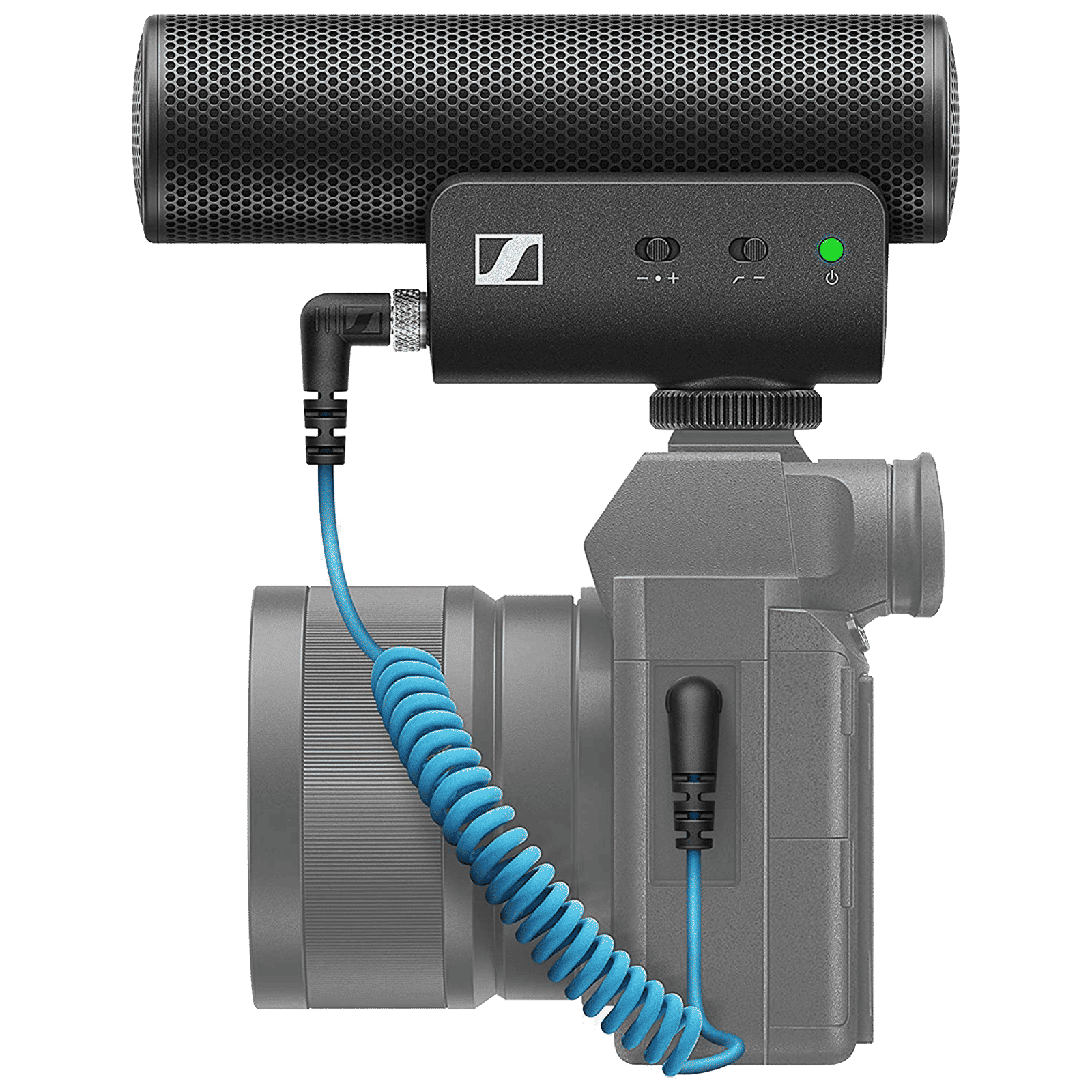 SENNHEISER MKE 400 3.5 Jack Wired Microphone with Internal Suspension Mount (Black)_3