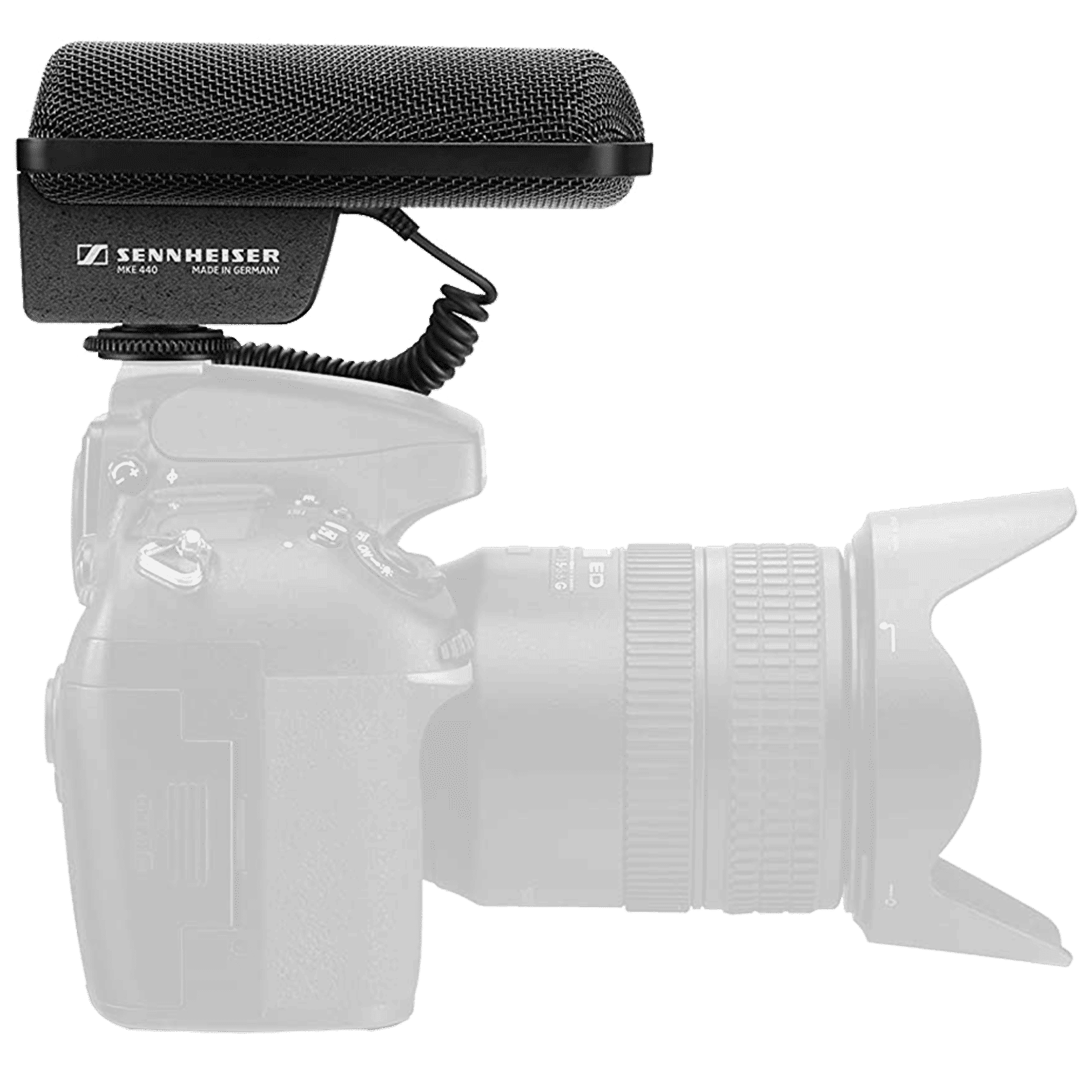 SENNHEISER MKE 440 3.5 Jack Wired Microphone with Built-in Elastic Suspension (Black)_8