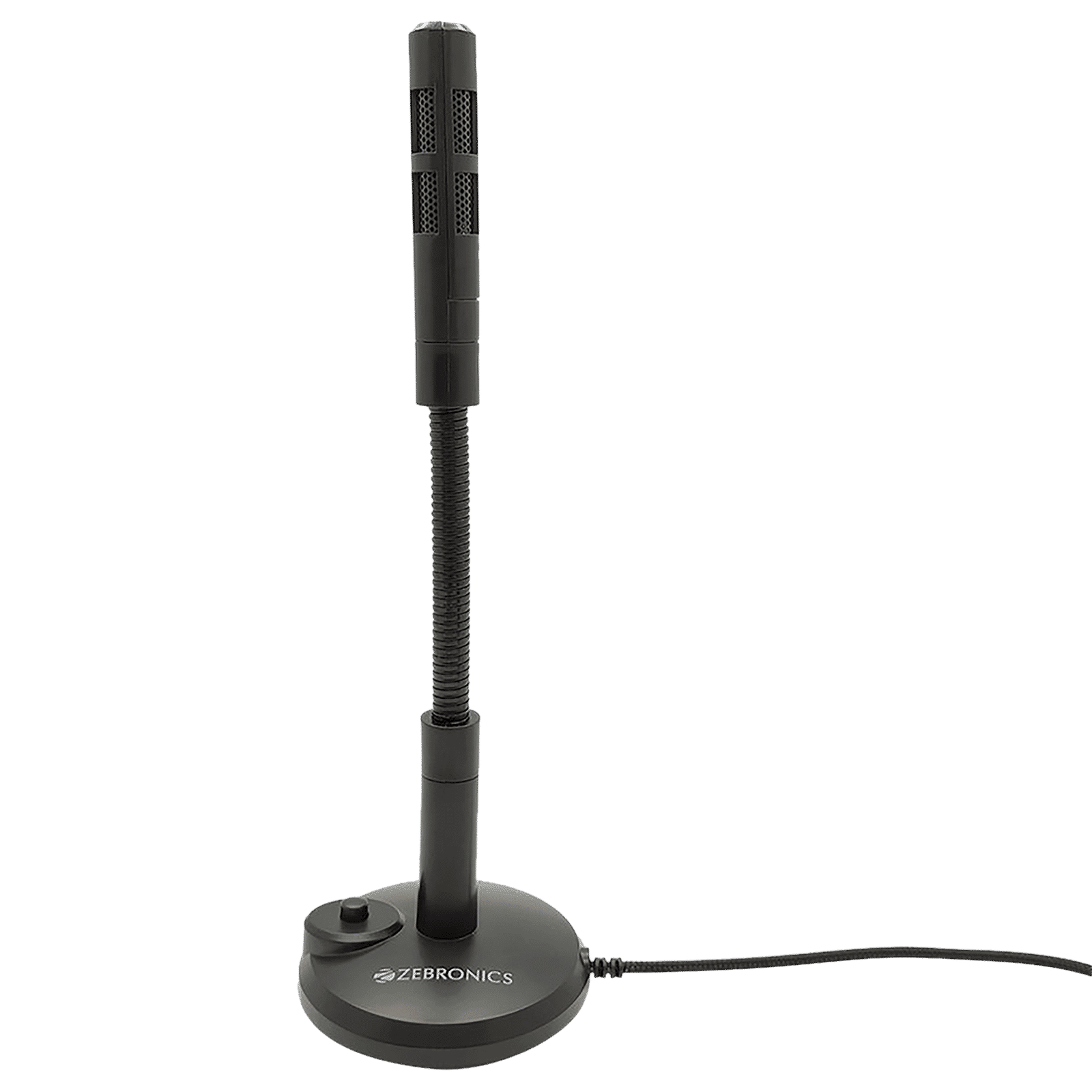 ZEBRONICS Zeb-SM600 Pro 3.5 Jack Wired Microphone with Crisp & Clear Audio (Black) ZEBRONICS Zeb-SM600 Pro 3.5 Jack Wired Microphone with Crisp & Clear Audio (Black)_1