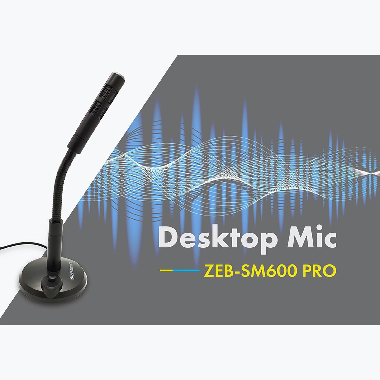 ZEBRONICS Zeb-SM600 Pro 3.5 Jack Wired Microphone with Crisp & Clear Audio (Black) ZEBRONICS Zeb-SM600 Pro 3.5 Jack Wired Microphone with Crisp & Clear Audio (Black)_7