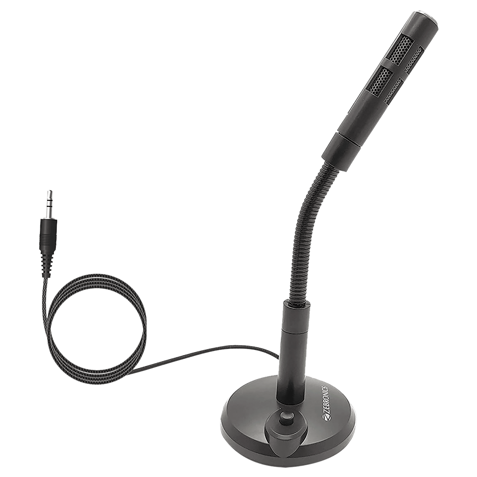 ZEBRONICS Zeb-SM600 Pro 3.5 Jack Wired Microphone with Crisp & Clear Audio (Black) ZEBRONICS Zeb-SM600 Pro 3.5 Jack Wired Microphone with Crisp & Clear Audio (Black)_3