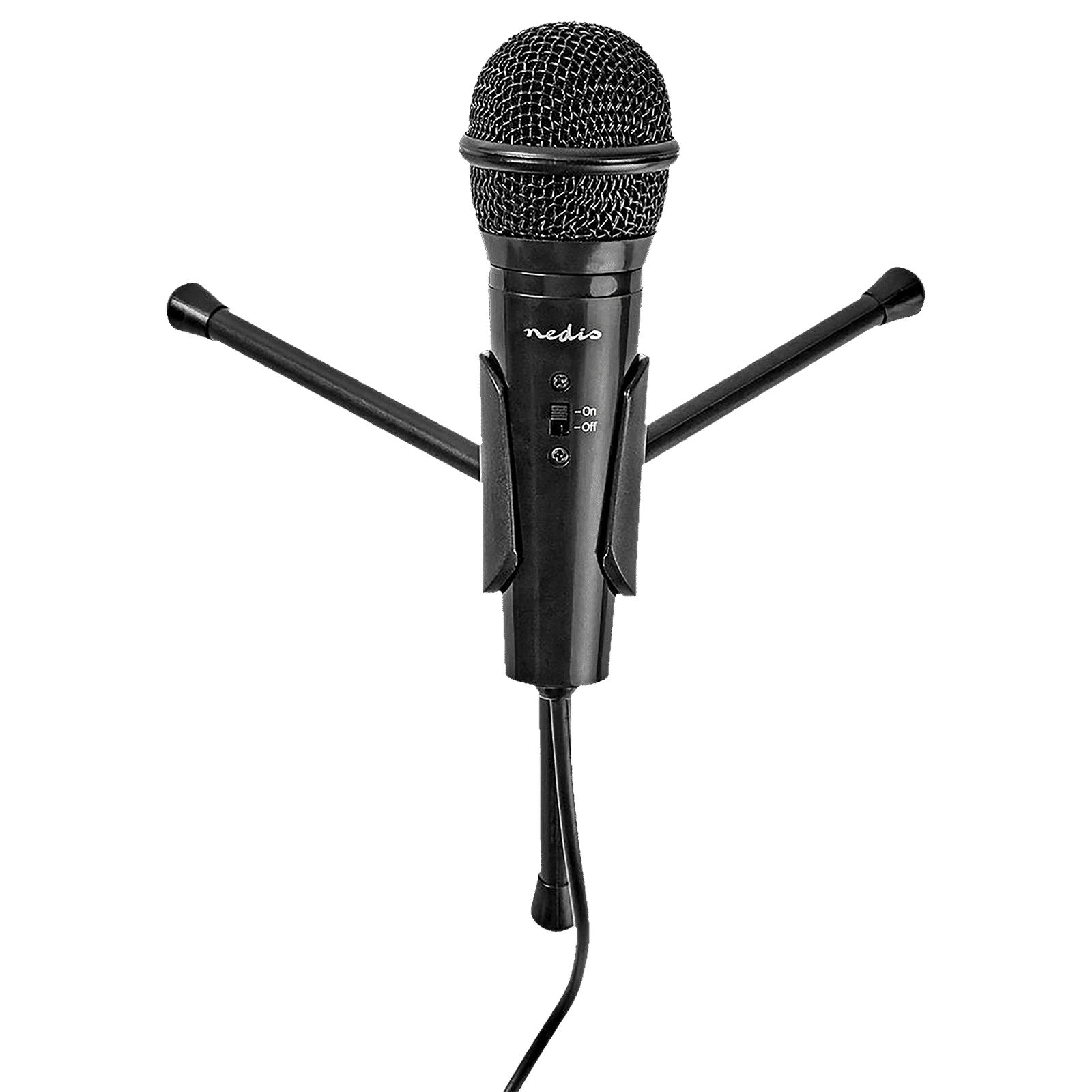 nedis Gooseneck Wired Condenser Microphone (Super Versatile, MICTJ100BK, Black)_7