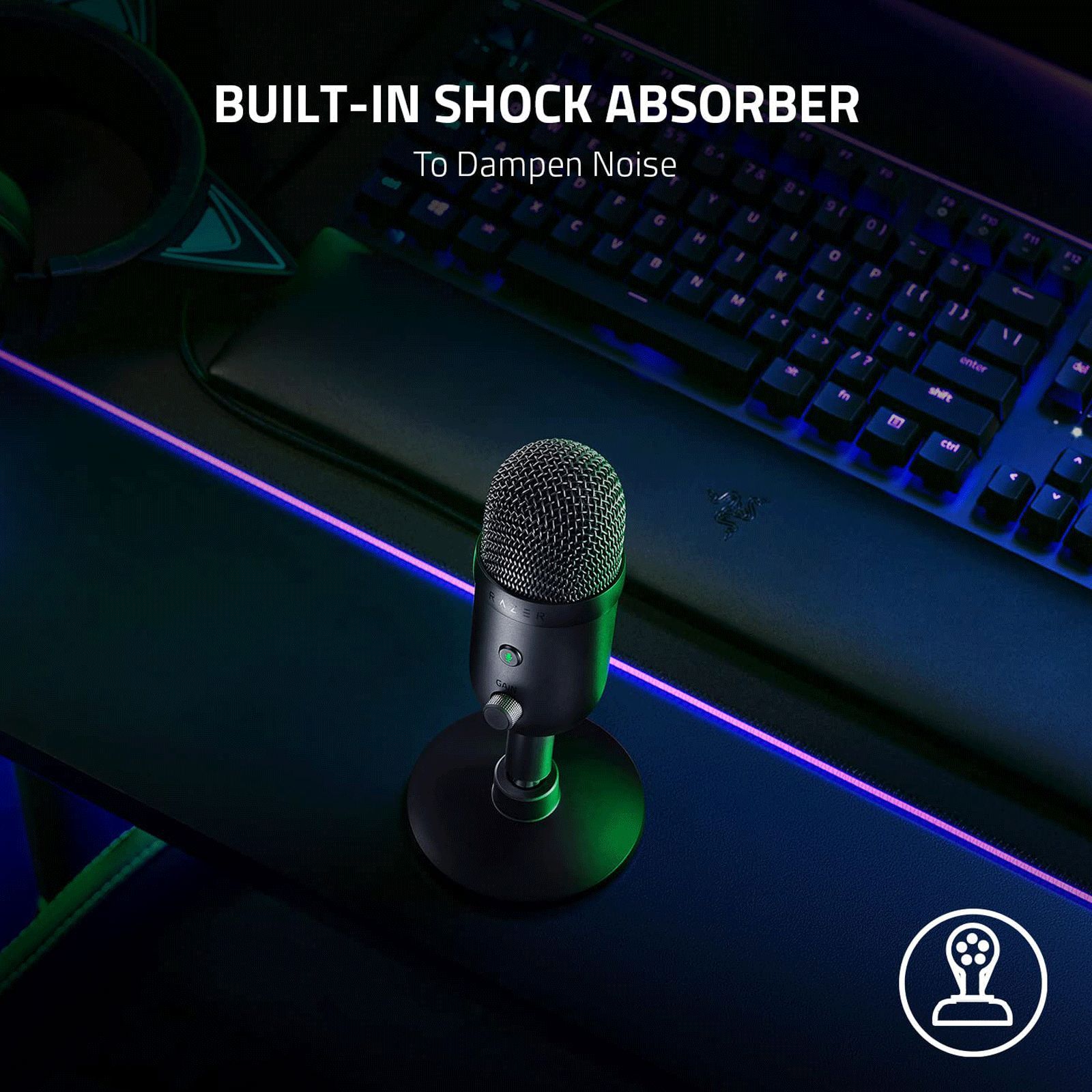 RAZER Seiren V2 X USB Wired Microphone with Digital Analogue Gain Limiter (Black) RAZER Seiren V2 X USB Wired Microphone with Digital Analogue Gain Limiter (Black)_7