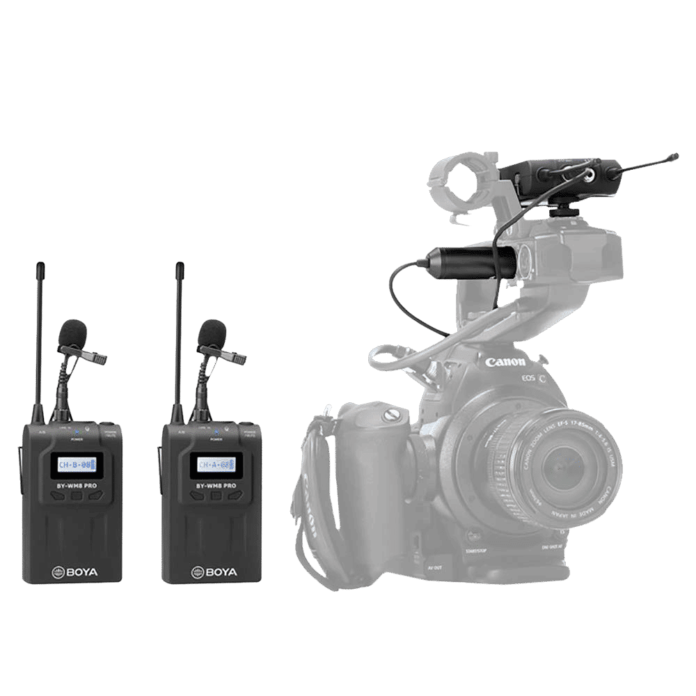 Boya 3.5 Jack Wireless Microphone with Mute Function (Black)_7