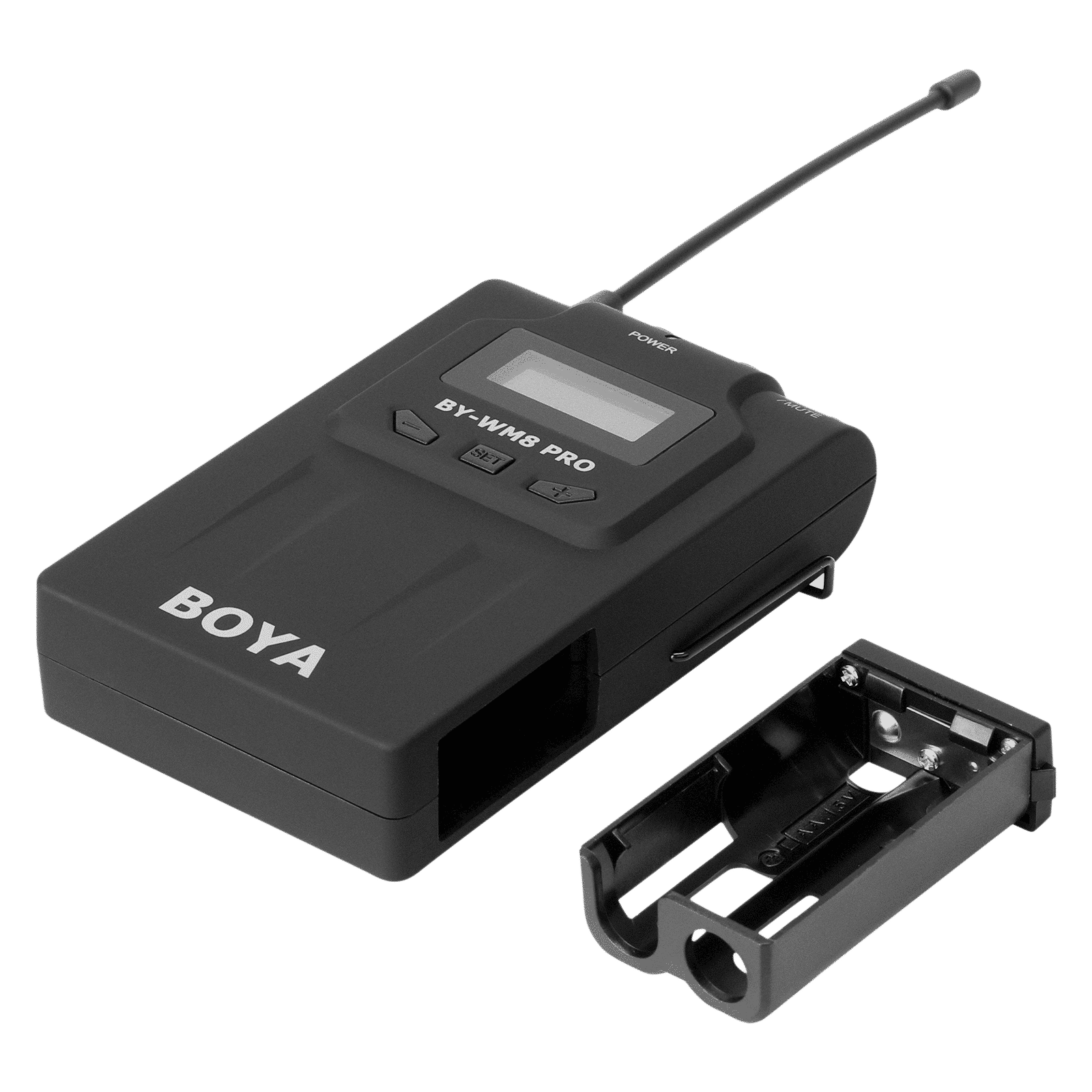 Boya 3.5 Jack Wireless Microphone with Mute Function (Black)_3
