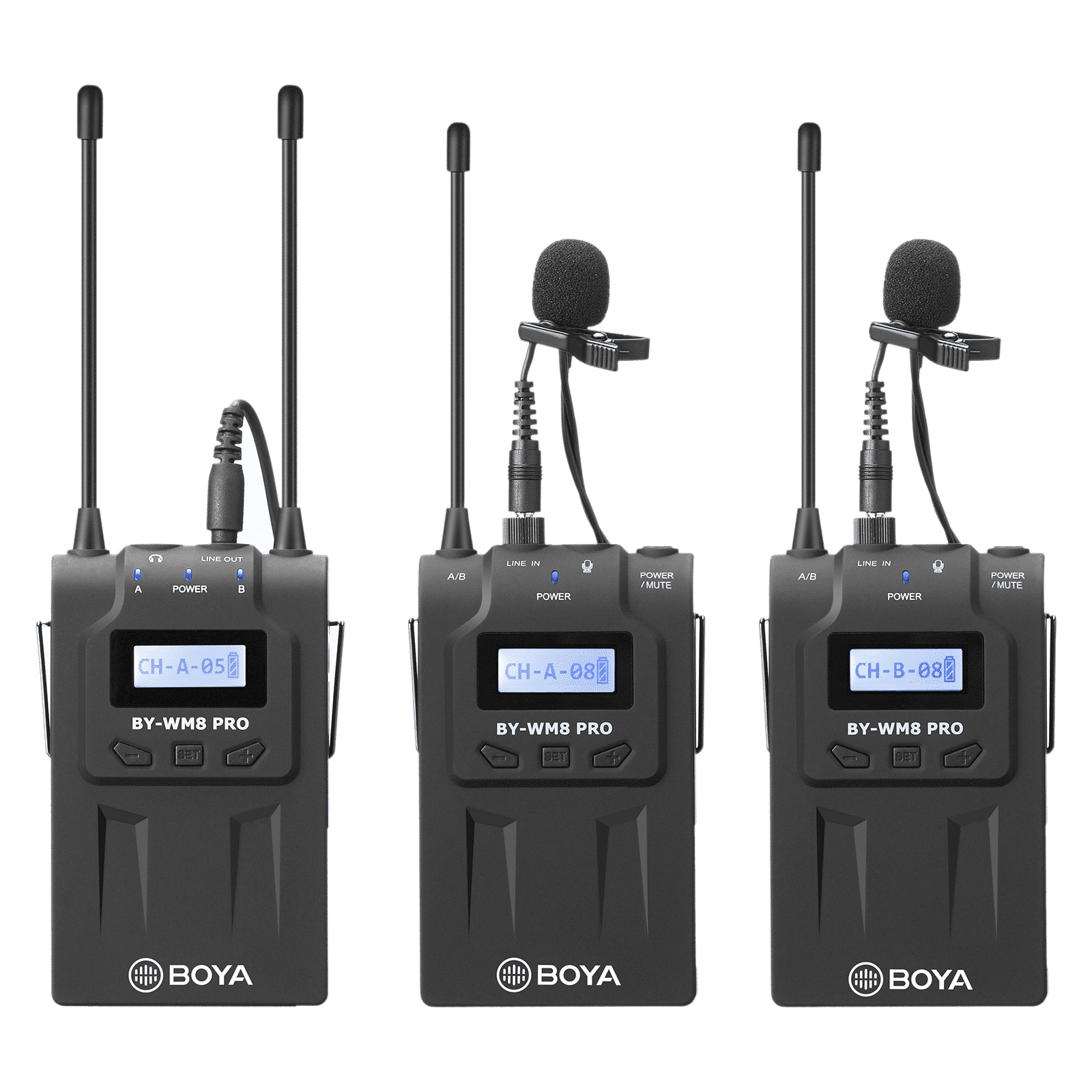 Boya 3.5 Jack Wireless Microphone with Mute Function (Black)_4