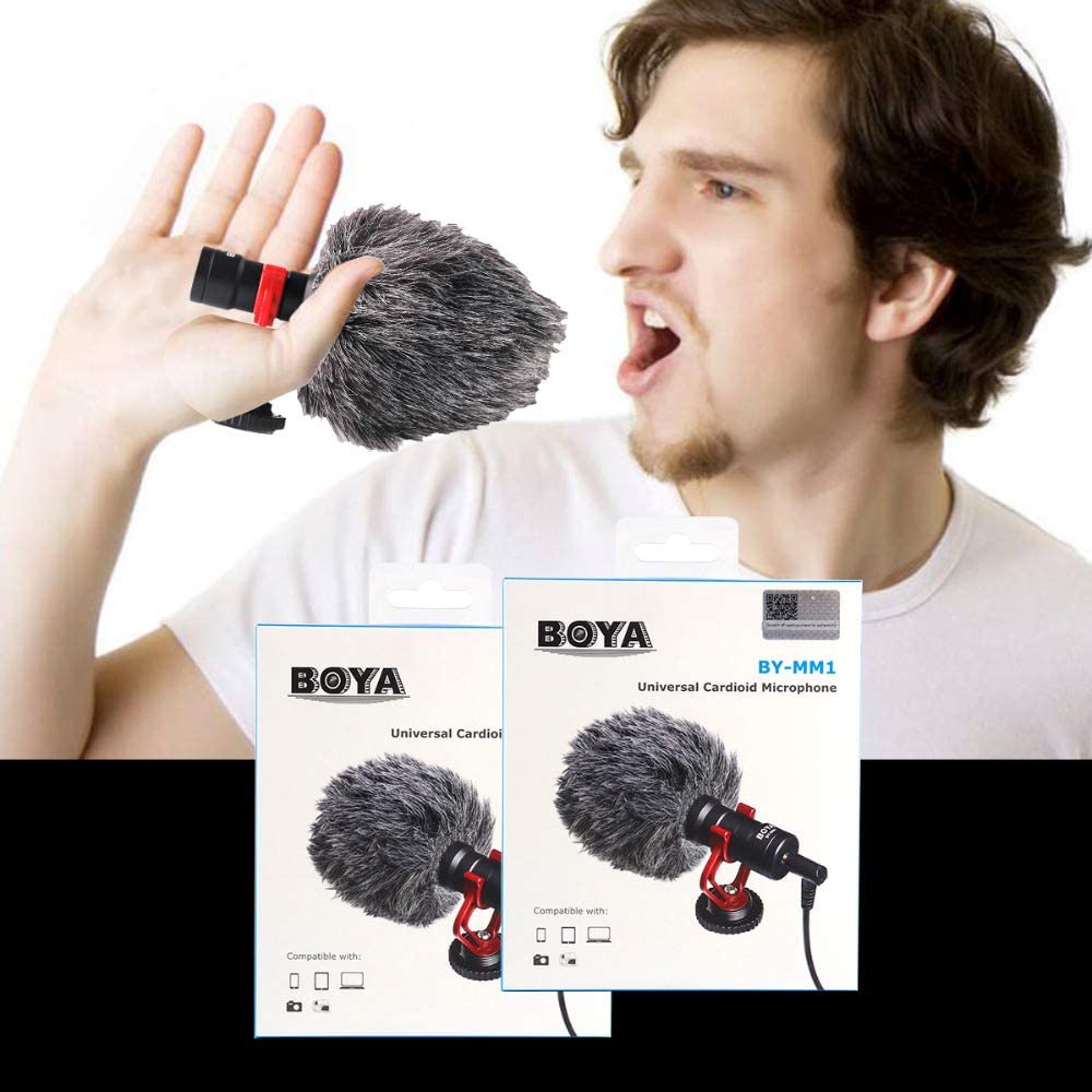 Boya 3.5 Jack Wired Microphone with Noise Cancellation (Black) Boya 3.5 Jack Wired Microphone with Noise Cancellation (Black)_12
