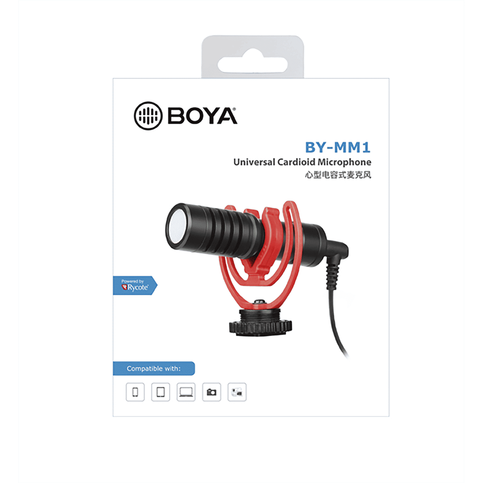 Boya 3.5 Jack Wired Microphone with Noise Cancellation (Black) Boya 3.5 Jack Wired Microphone with Noise Cancellation (Black)_15