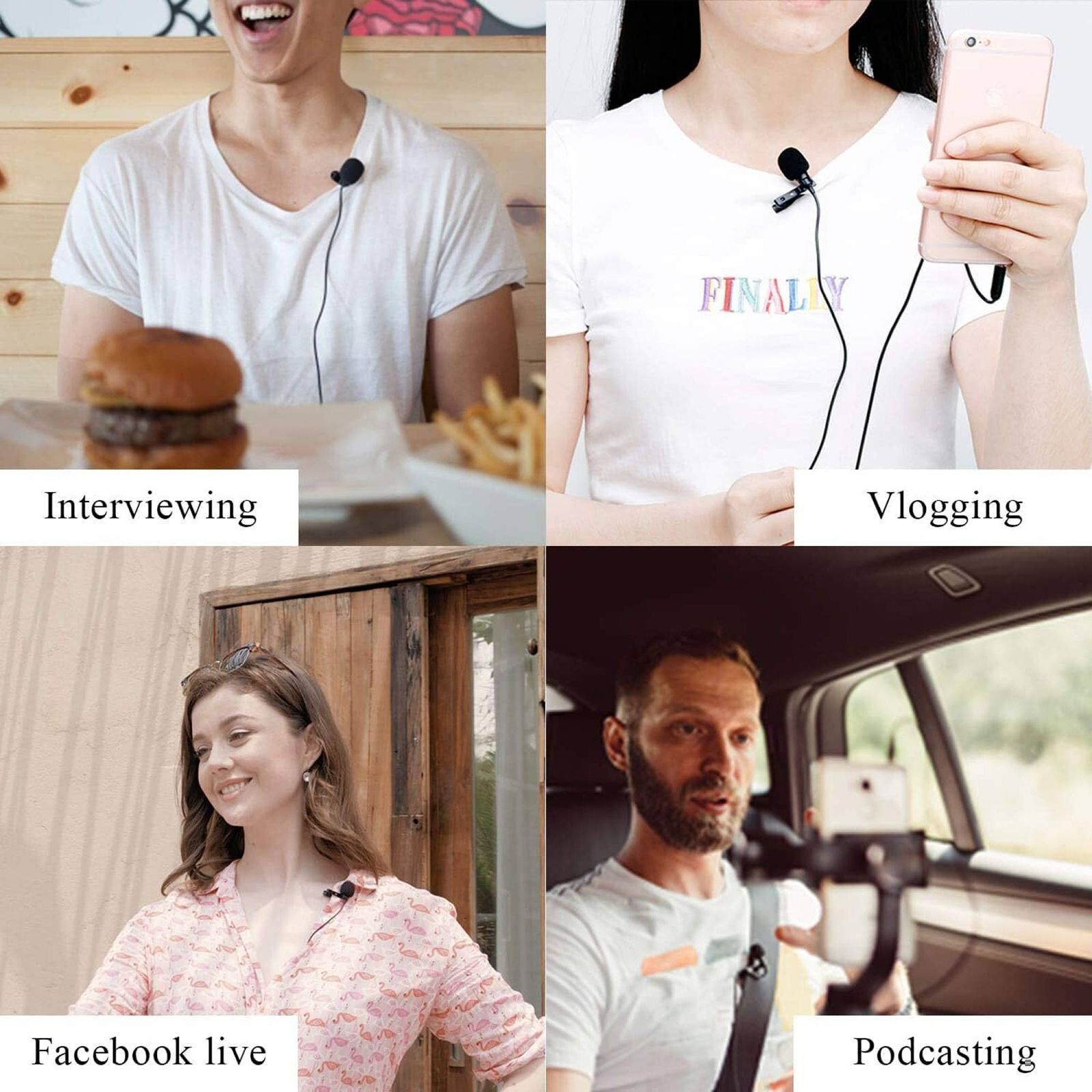 Boya 3.5 Jack Wired Microphone with 360 Degree Range Pickup (Black)_5