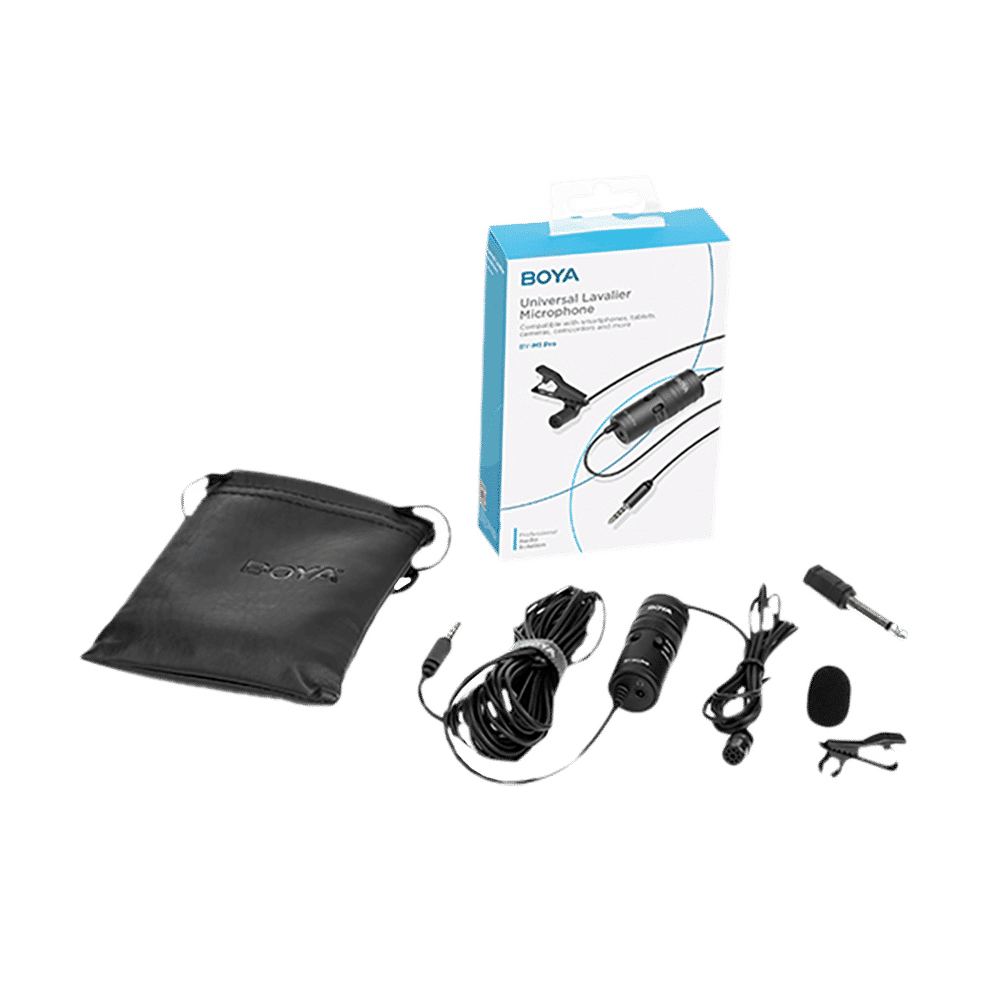 Boya 3.5 Jack Wired Microphone with 360 Degree Range Pickup (Black)_6