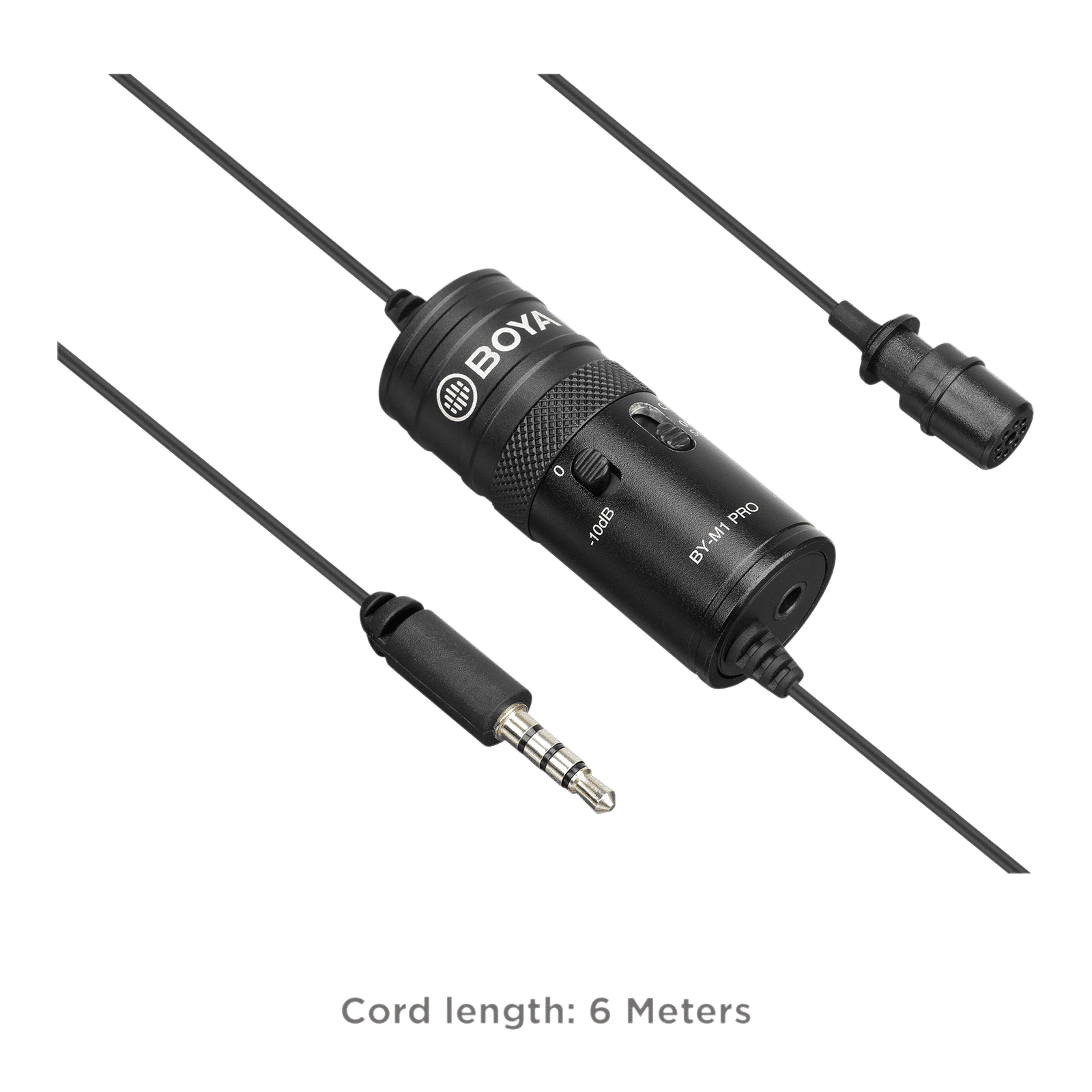 Boya 3.5 Jack Wired Microphone with 360 Degree Range Pickup (Black)_15