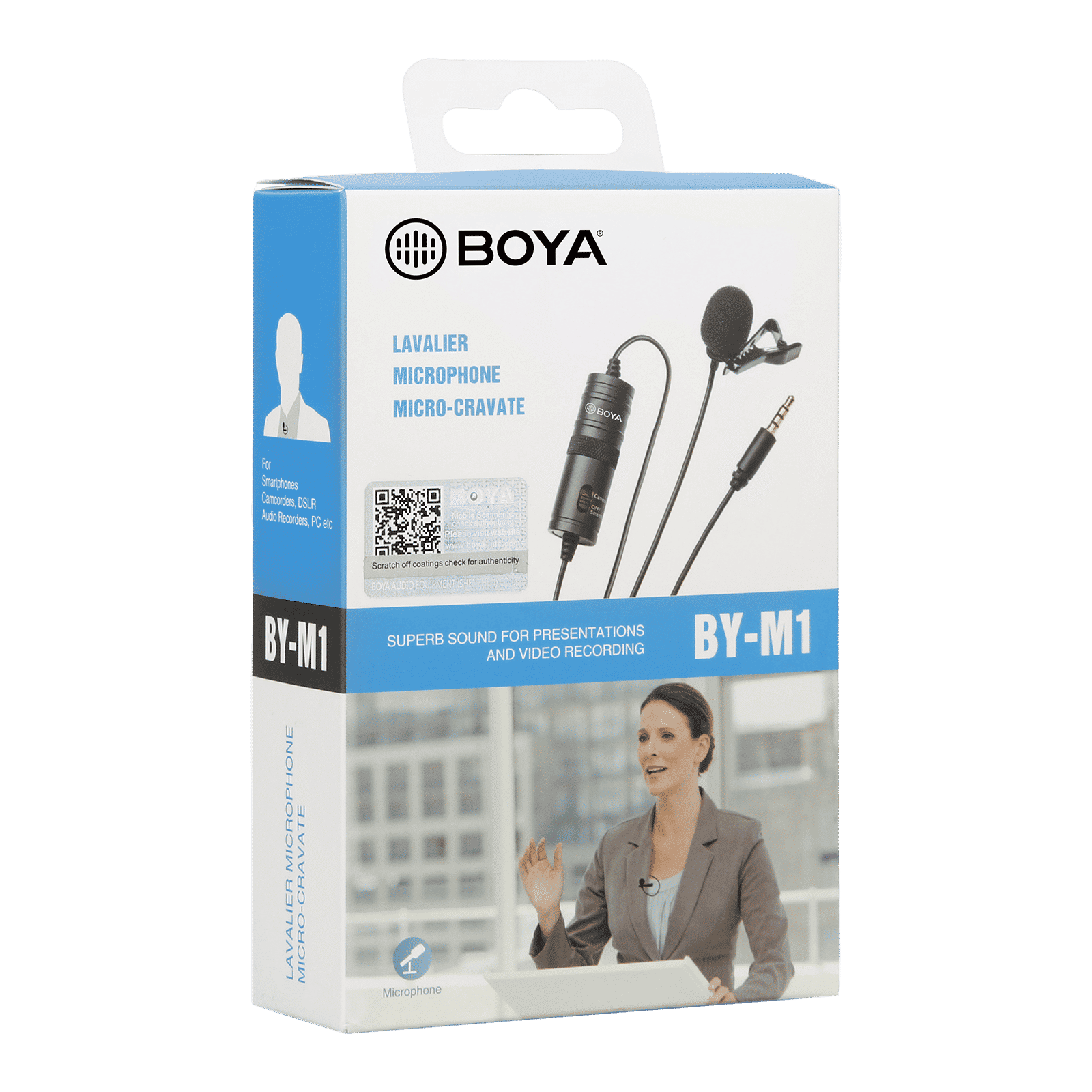 Boya 3.5 Jack Wired Microphone with 360 Degree Range Pickup (Black)_10