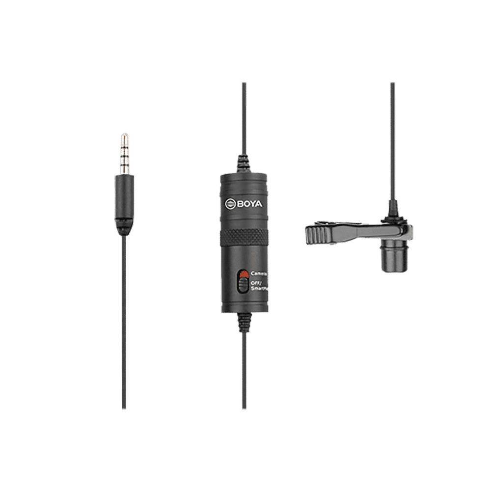 Boya 3.5 Jack Wired Microphone with 360 Degree Range Pickup (Black)_3