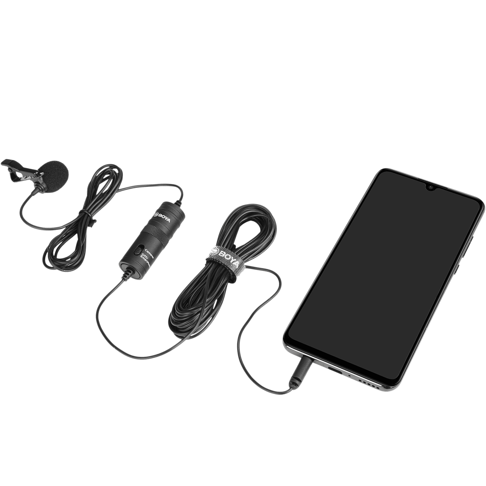 Boya 3.5 Jack Wired Microphone with 360 Degree Range Pickup (Black)_6