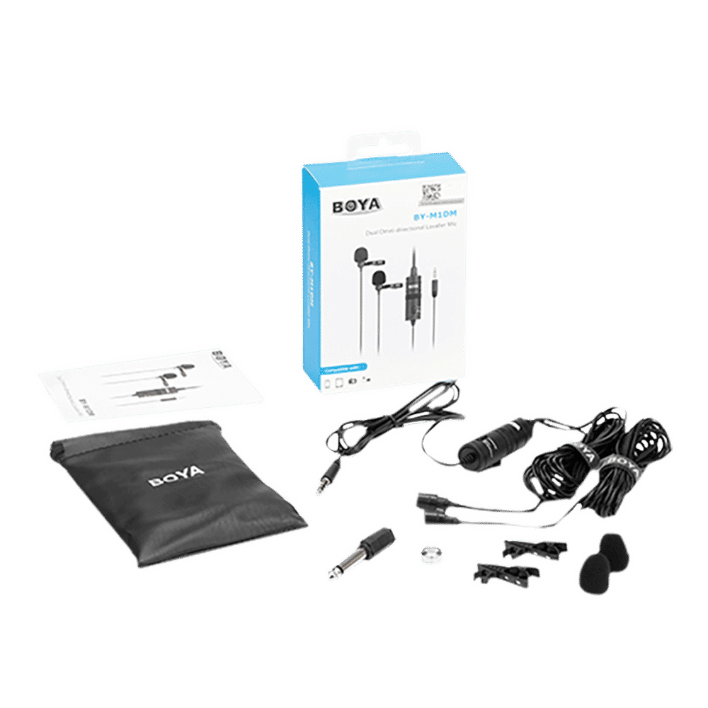 Boya 3.5 Jack Wired Microphone with 360 Degree Range Pickup (Black) Boya 3.5 Jack Wired Microphone with 360 Degree Range Pickup (Black)_8