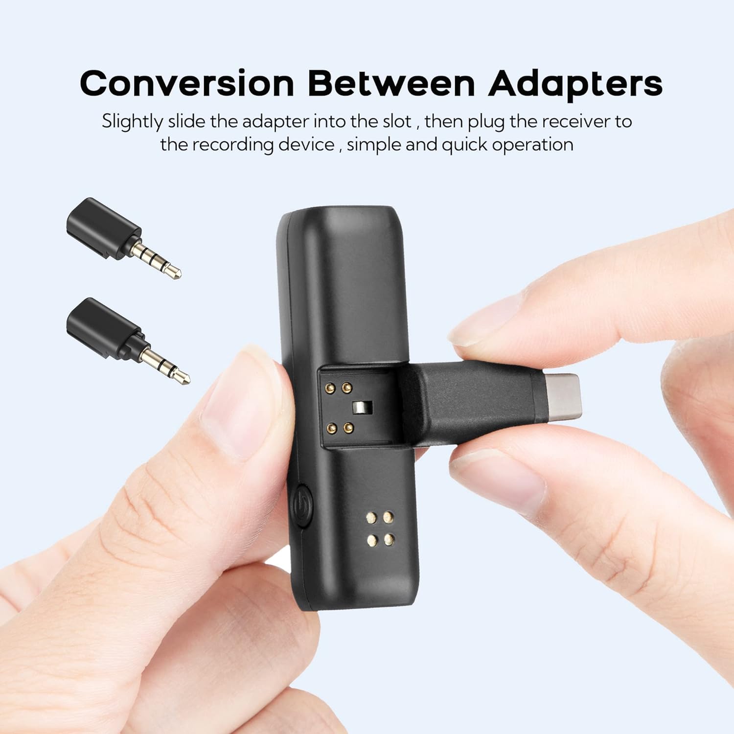 Boya Type C & 3.5 Jack Wireless Microphone with 2.4GHz Transmission Technology (Black) Boya Type C & 3.5 Jack Wireless Microphone with 2.4GHz Transmission Technology (Black)_10