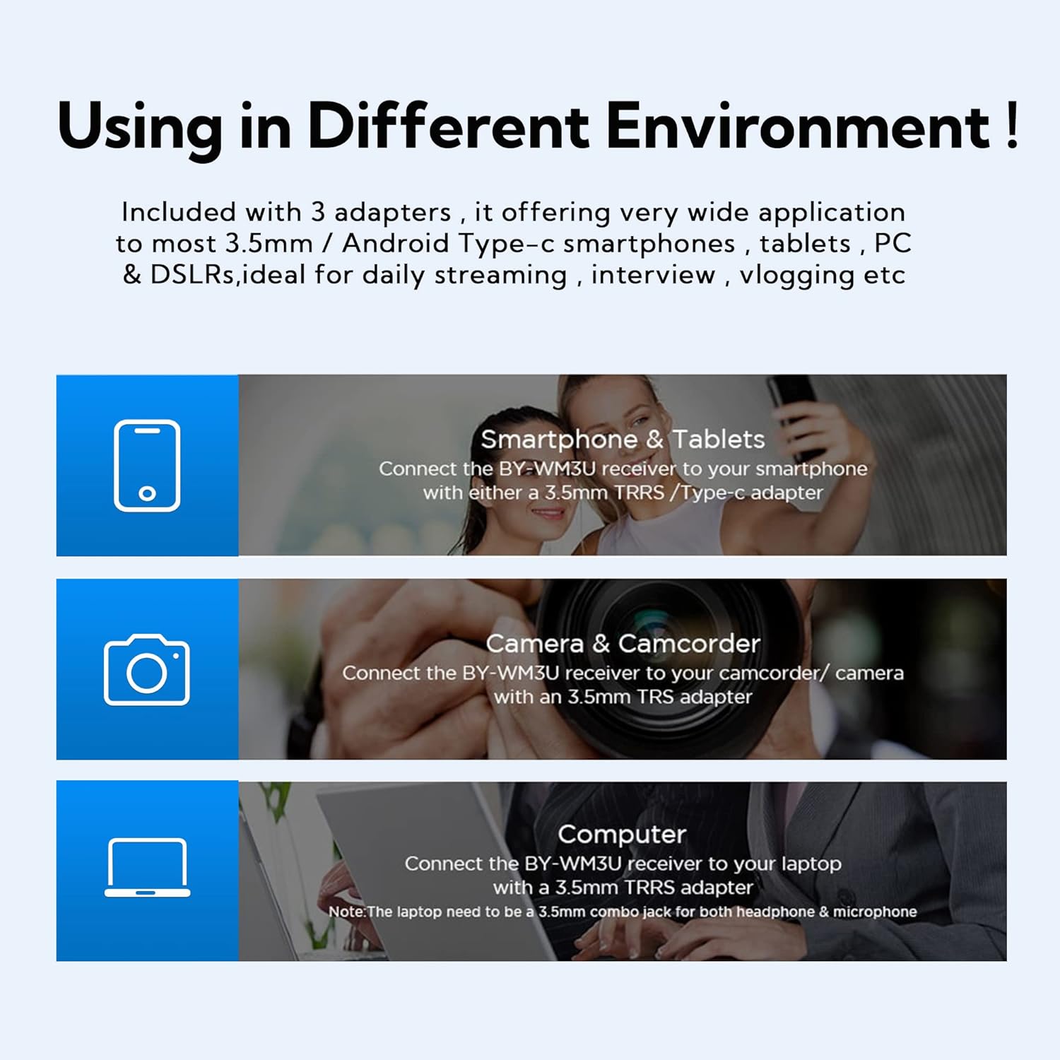 Boya Type C & 3.5 Jack Wireless Microphone with 2.4GHz Transmission Technology (Black) Boya Type C & 3.5 Jack Wireless Microphone with 2.4GHz Transmission Technology (Black)_11