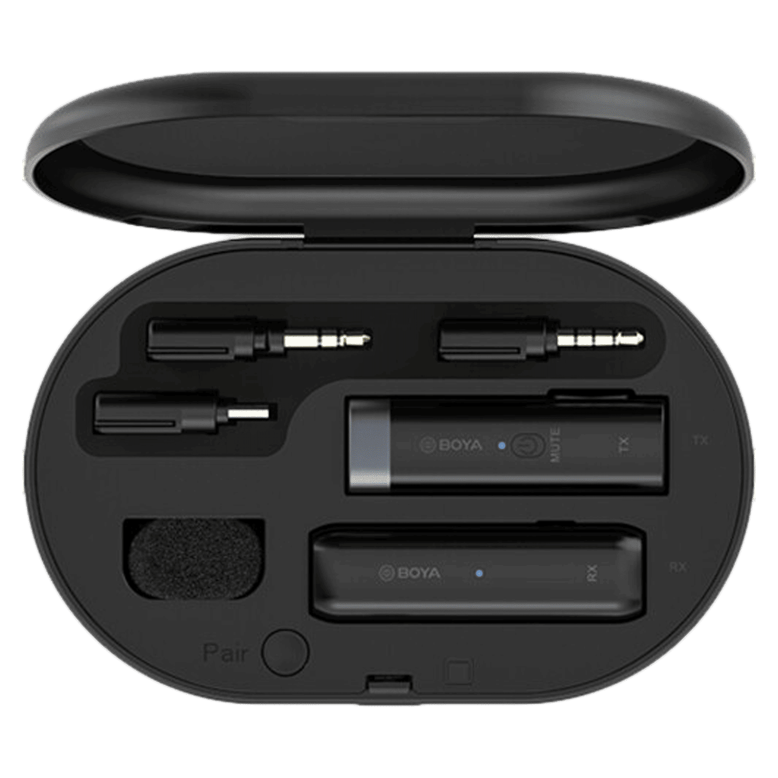 Boya Type C & 3.5 Jack Wireless Microphone with 2.4GHz Transmission Technology (Black) Boya Type C & 3.5 Jack Wireless Microphone with 2.4GHz Transmission Technology (Black)_12