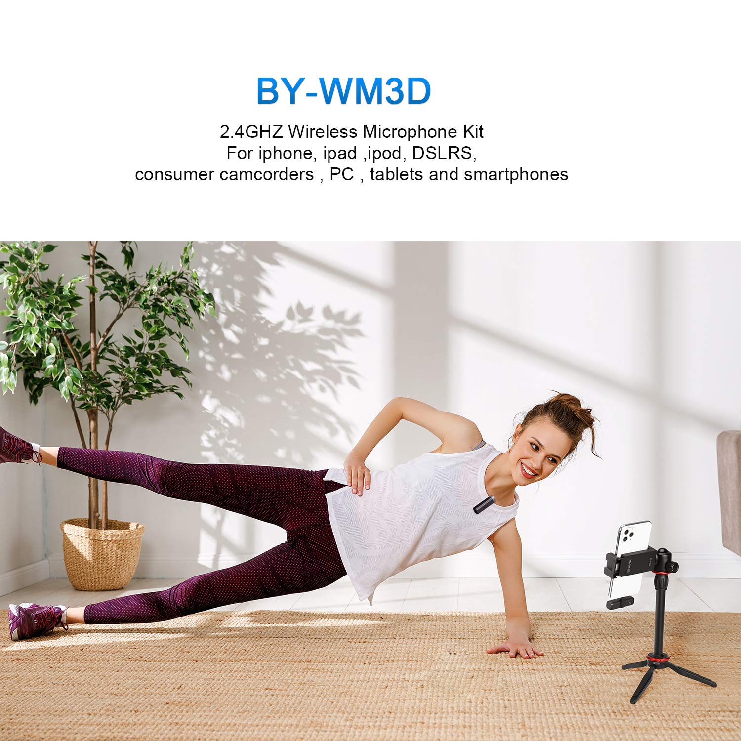 Boya Type C & 3.5 Jack Wireless Microphone with 2.4GHz Transmission Technology (Black) Boya Type C & 3.5 Jack Wireless Microphone with 2.4GHz Transmission Technology (Black)_16