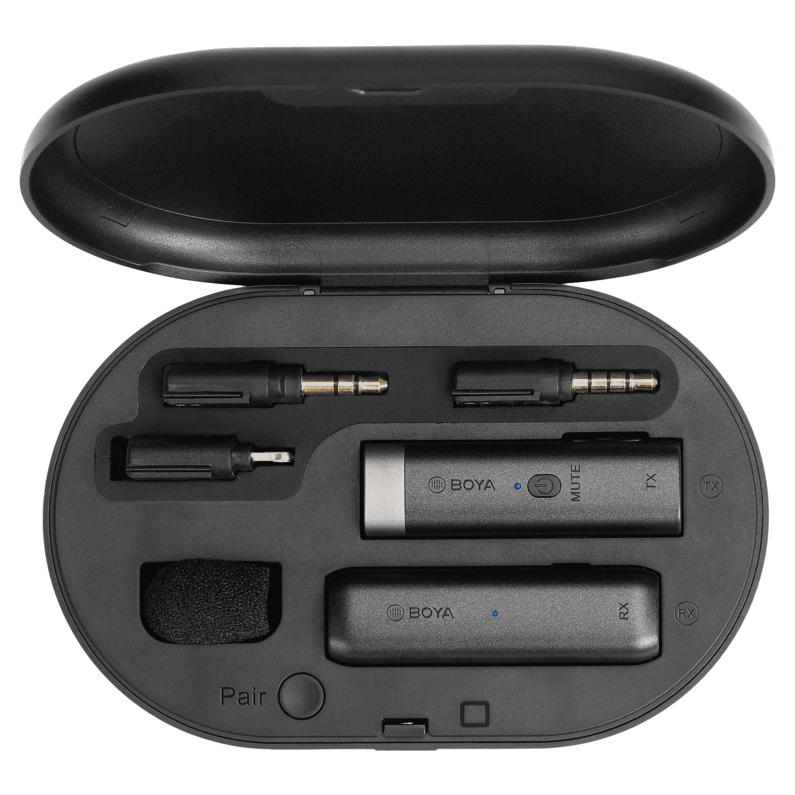 Boya Type C & 3.5 Jack Wireless Microphone with 2.4GHz Transmission Technology (Black) Boya Type C & 3.5 Jack Wireless Microphone with 2.4GHz Transmission Technology (Black)_5