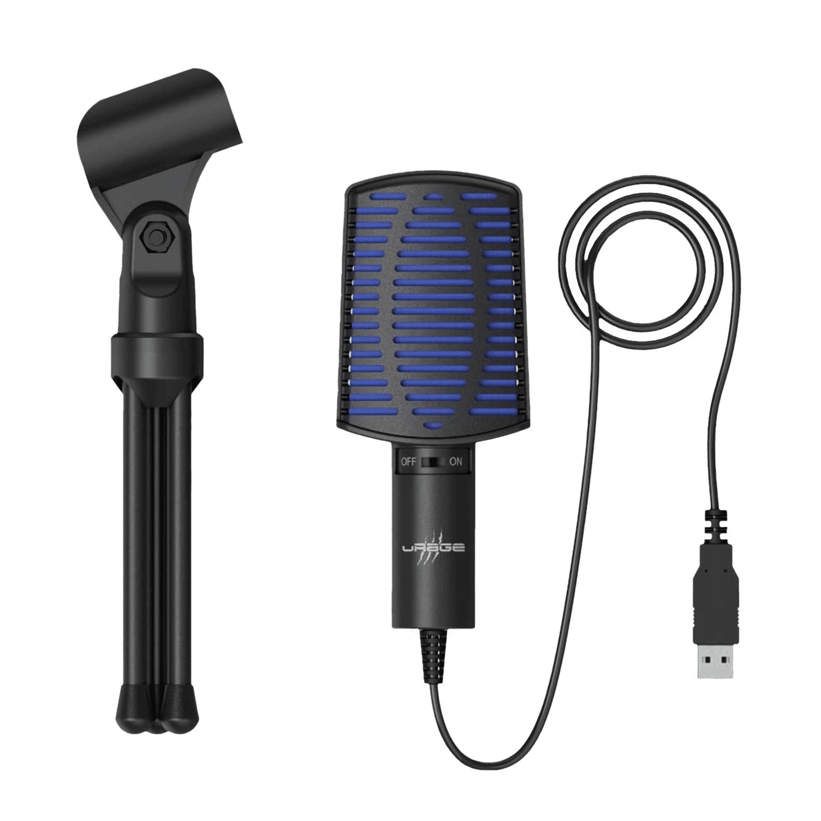 hama Stream 100 USB Wired Microphone with Distortion Free Audio (Black)_7