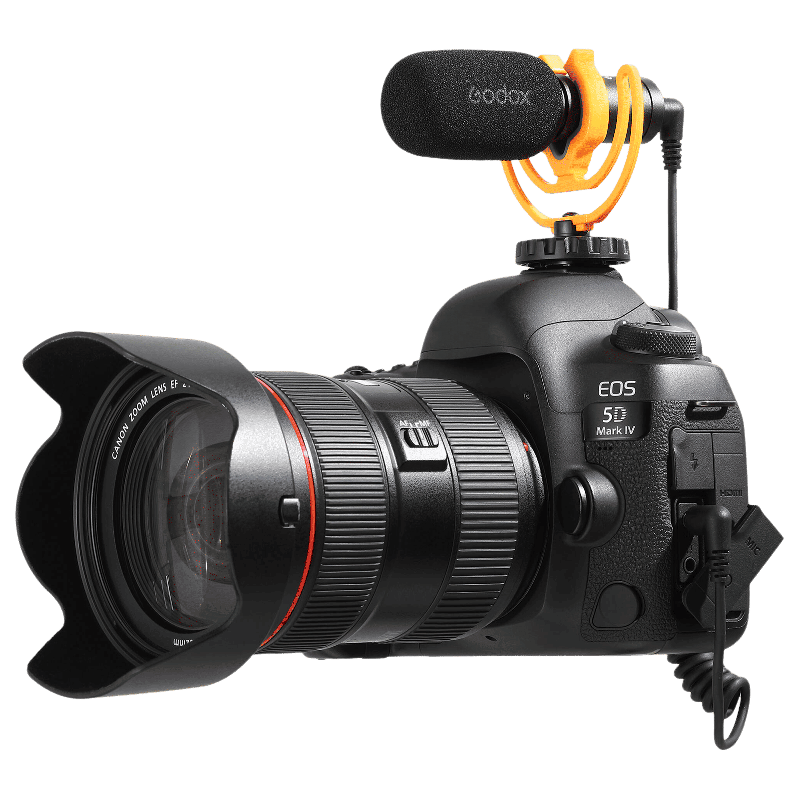 Godox VD-Mic 3.5 Jack Wired Microphone with Anti Environmental Noise (Black) Godox VD-Mic 3.5 Jack Wired Microphone with Anti Environmental Noise (Black)_10