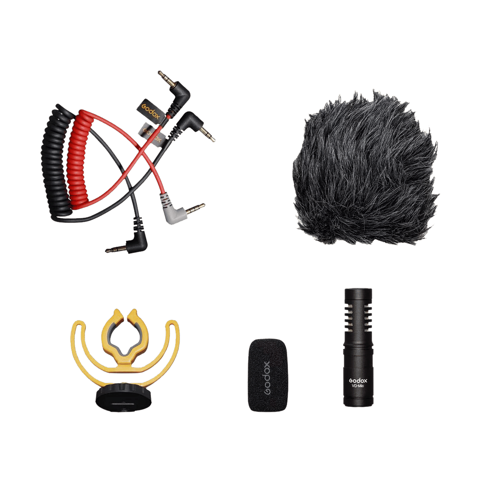 Godox VD-Mic 3.5 Jack Wired Microphone with Anti Environmental Noise (Black) Godox VD-Mic 3.5 Jack Wired Microphone with Anti Environmental Noise (Black)_6