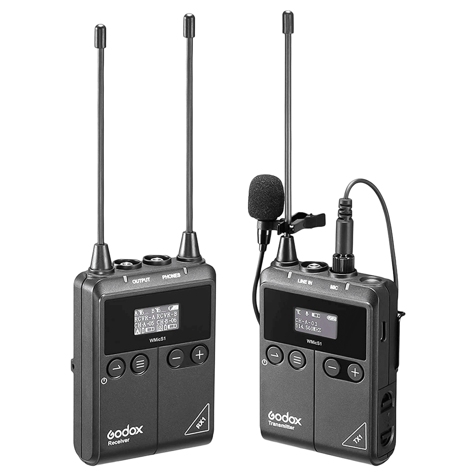 Godox S1 3.5 Jack Wireless Microphone with On/Off Switch (Black) Godox S1 3.5 Jack Wireless Microphone with On/Off Switch (Black)_1