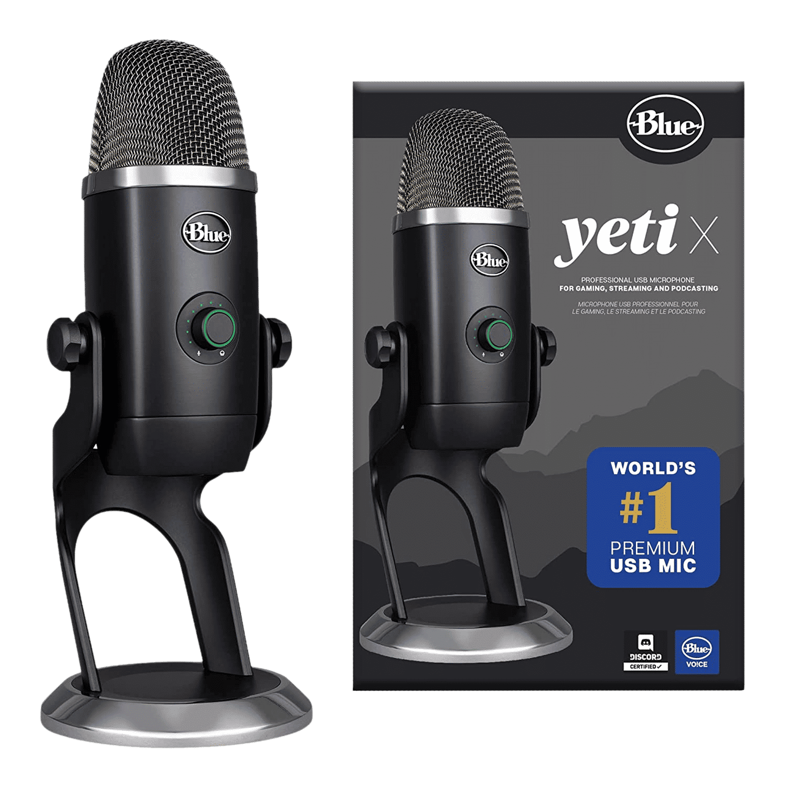 logitech Yeti X USB Wired Microphone with HD Audio (Blackout) logitech Yeti X USB Wired Microphone with HD Audio (Blackout)_8