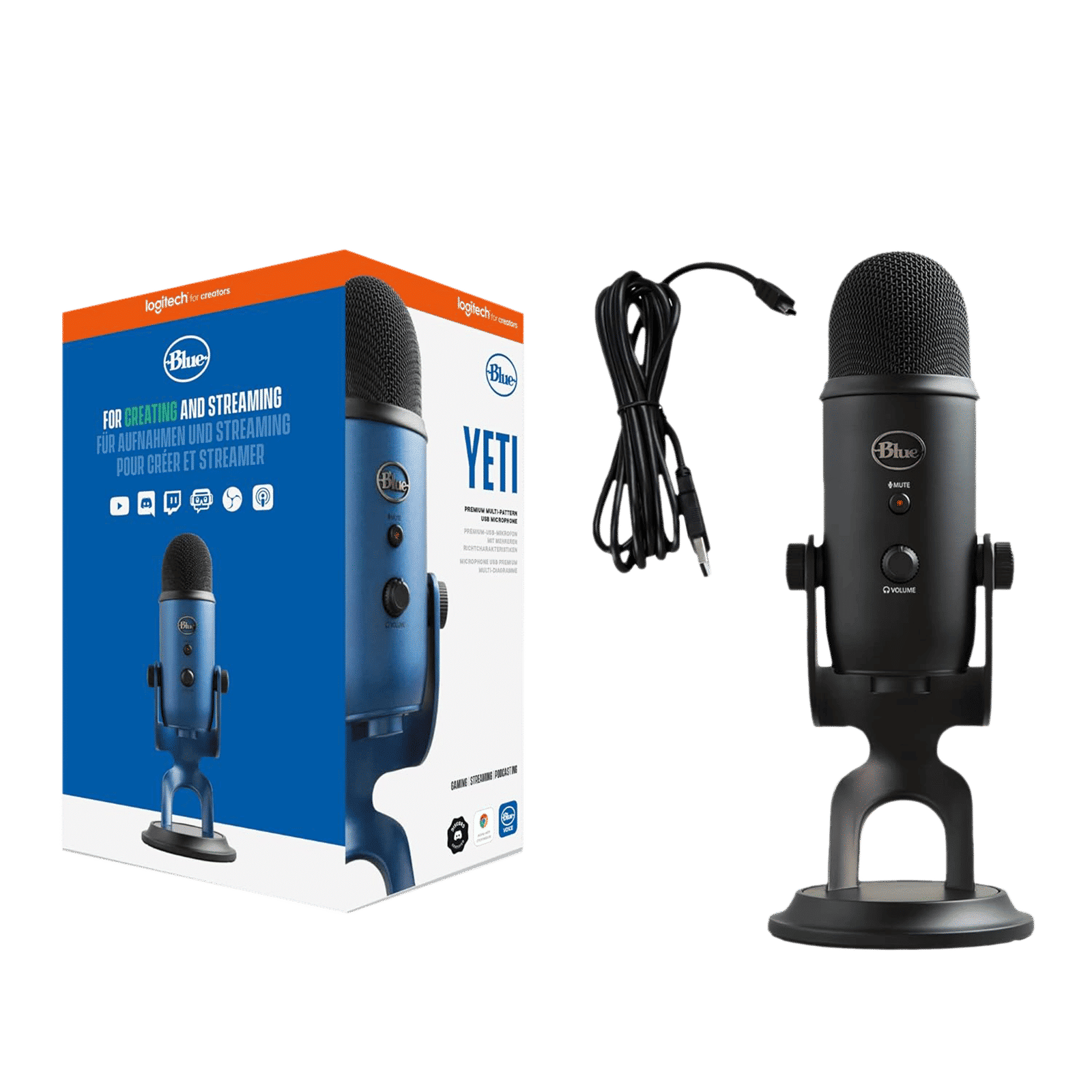 logitech Yeti USB Wired Microphone with HD Audio (Black) logitech Yeti USB Wired Microphone with HD Audio (Black)_5