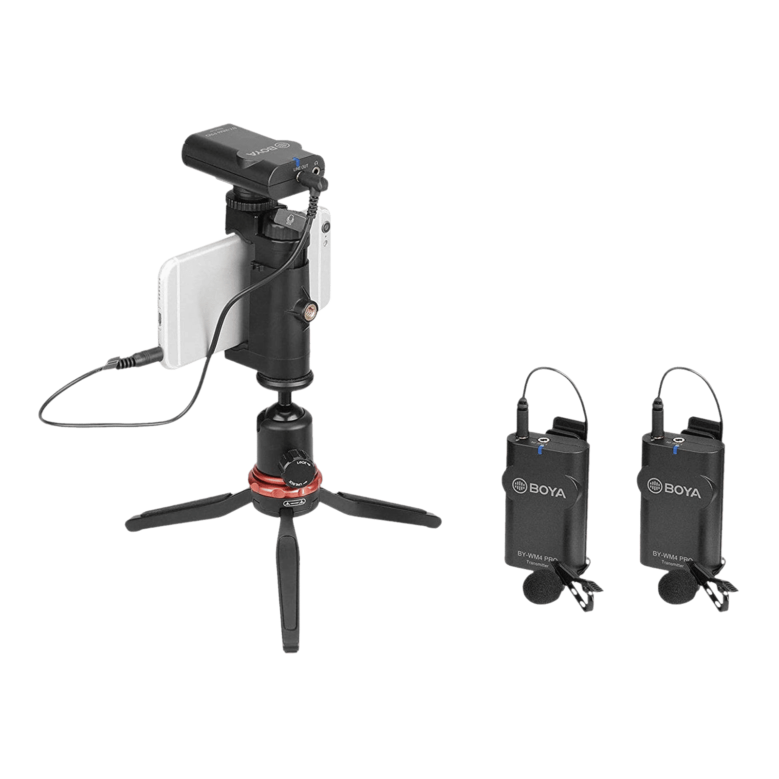 Boya 3.5 Jack Wireless Microphone with 2.4GHz Transmission Technology (Black) Boya 3.5 Jack Wireless Microphone with 2.4GHz Transmission Technology (Black)_12