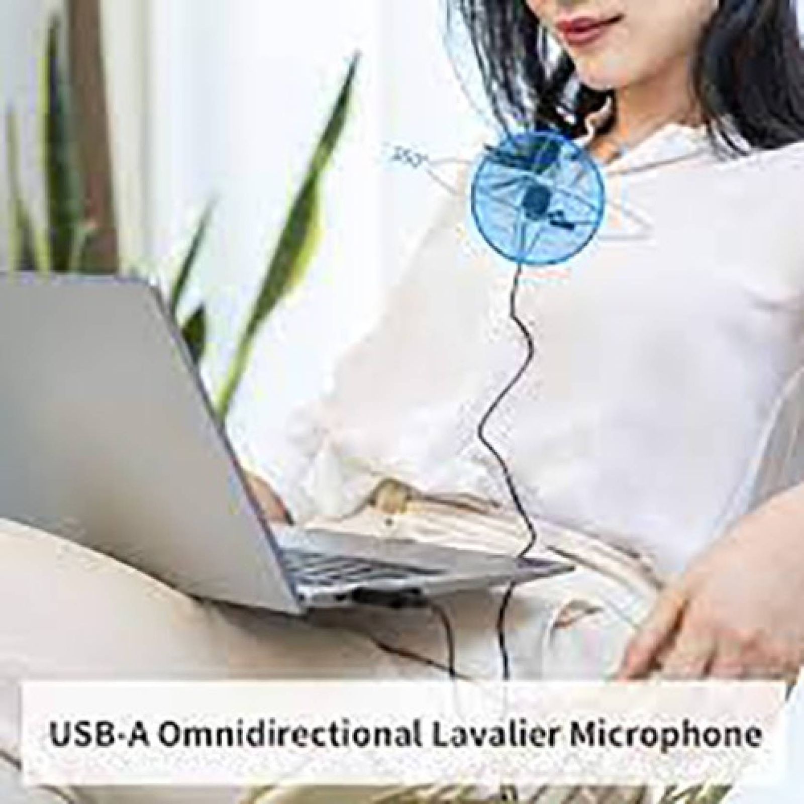 Boya USB Wired Microphone with Clip on Mic (Black)_4