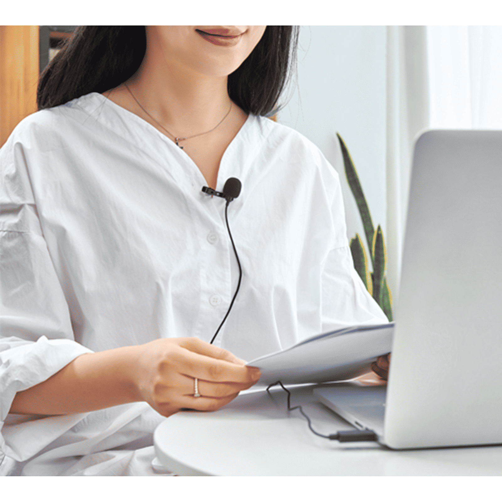 Boya USB Wired Microphone with Clip on Mic (Black)_6