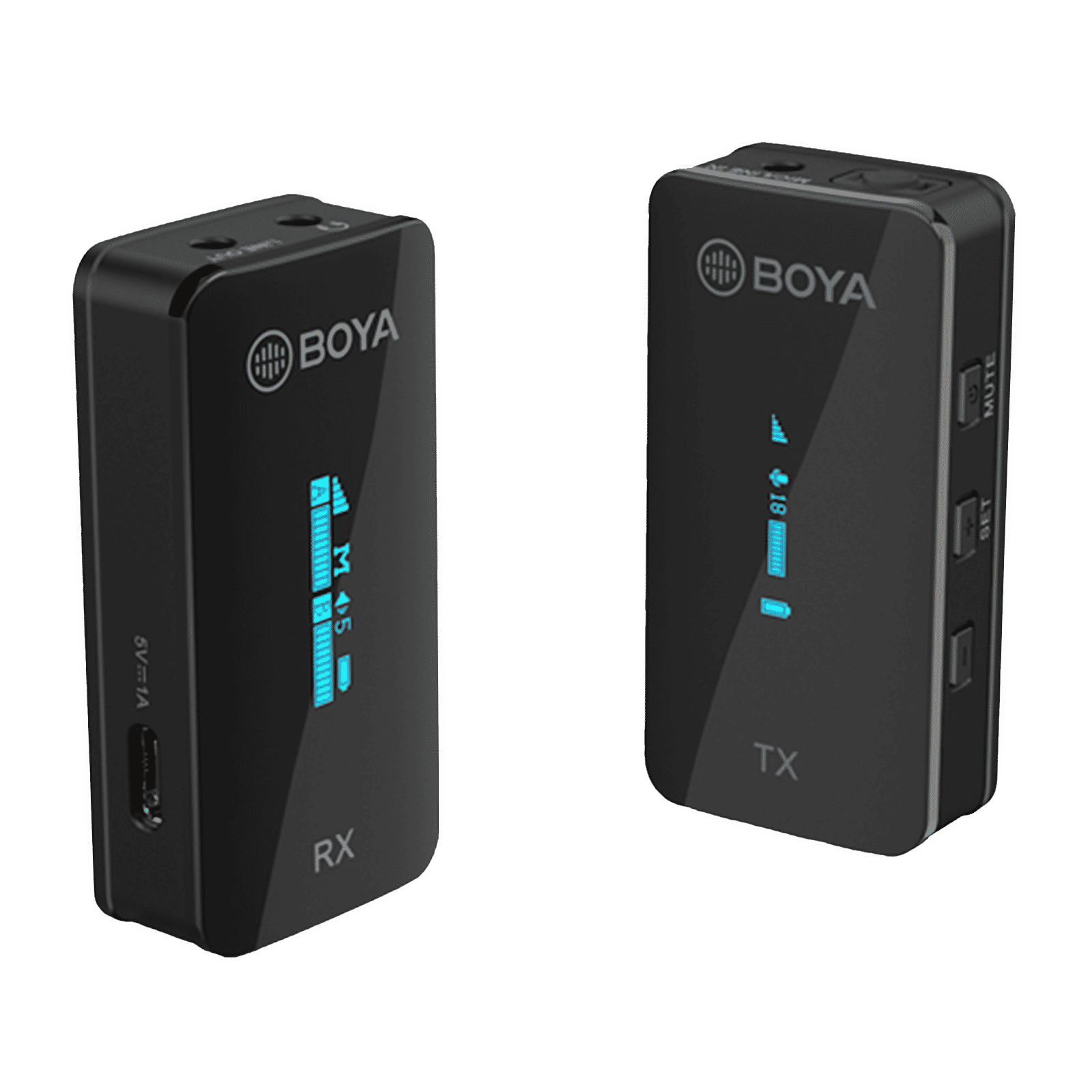 Boya Type C & 3.5 Jack Wireless Microphone with 2.4GHz Transmission Technology (Black)_16
