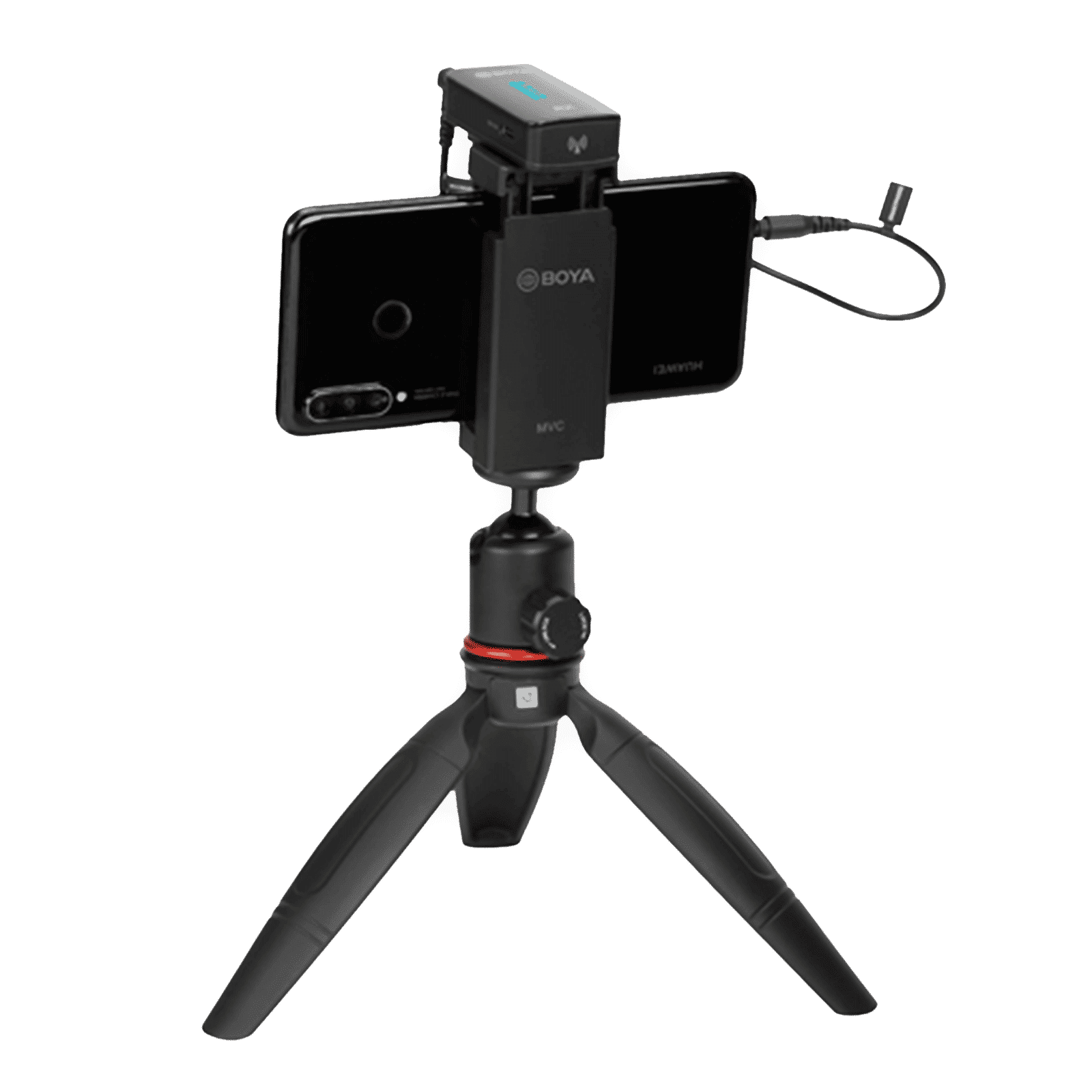 Boya Type C & 3.5 Jack Wireless Microphone with 2.4GHz Transmission Technology (Black)_17