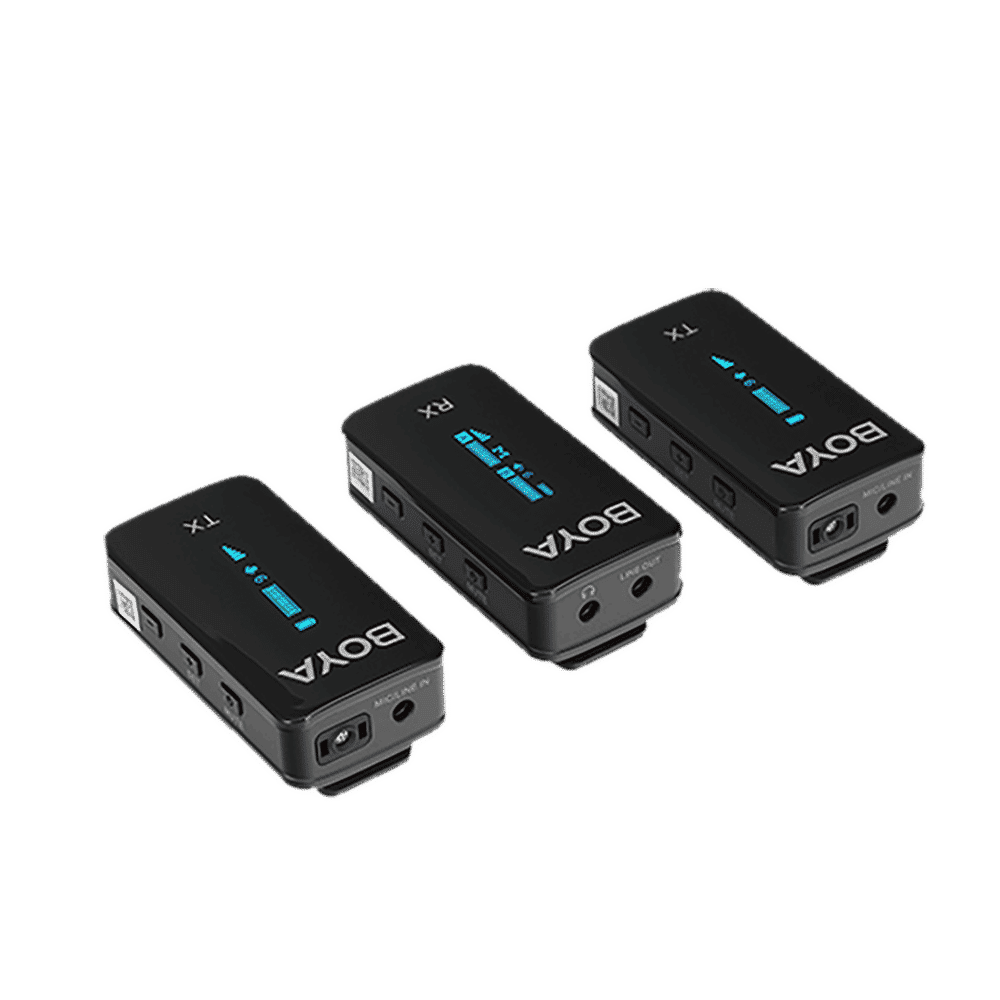 Boya Type C & 3.5 Jack Wireless Microphone with 2.4GHz Transmission Technology (Black) Boya Type C & 3.5 Jack Wireless Microphone with 2.4GHz Transmission Technology (Black)_14