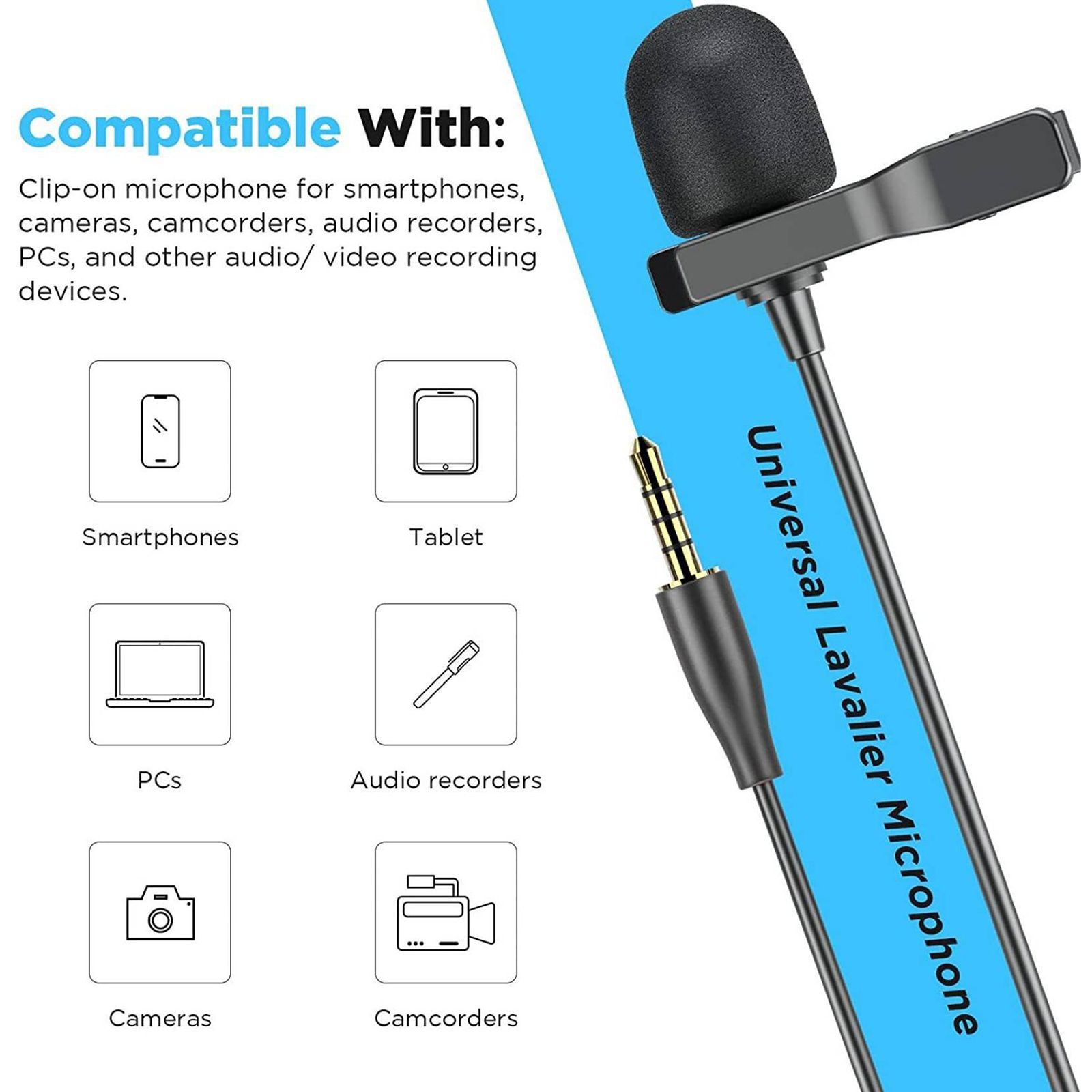 Boya Universal 3.5 Jack Wired Microphone with Low Handling Noise (Black)_17