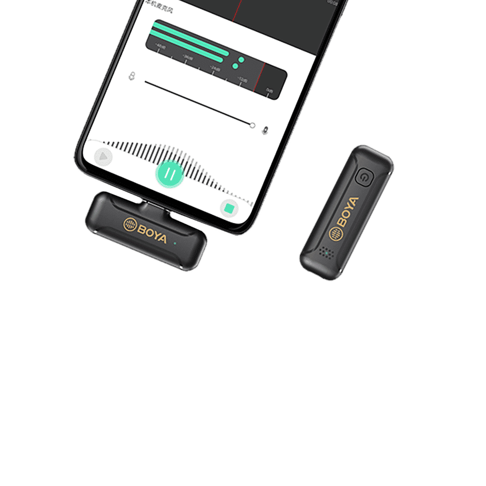 Boya Mini Type C & Lightning Wireless Microphone with Noise Cancellation (Black) Boya Mini Type C & Lightning Wireless Microphone with Noise Cancellation (Black)_6